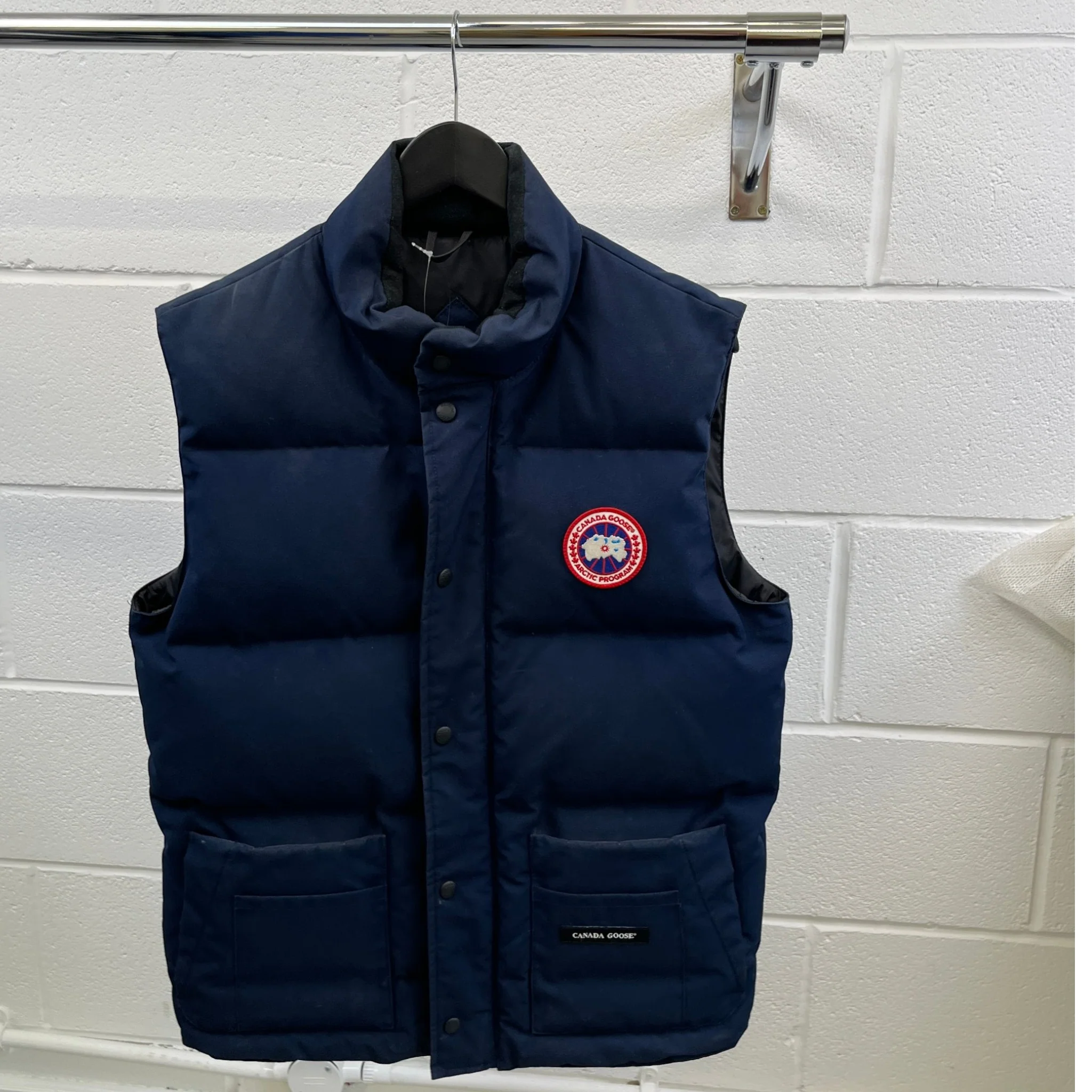 Men's Freestyle Gilet Navy Size M - Image 9