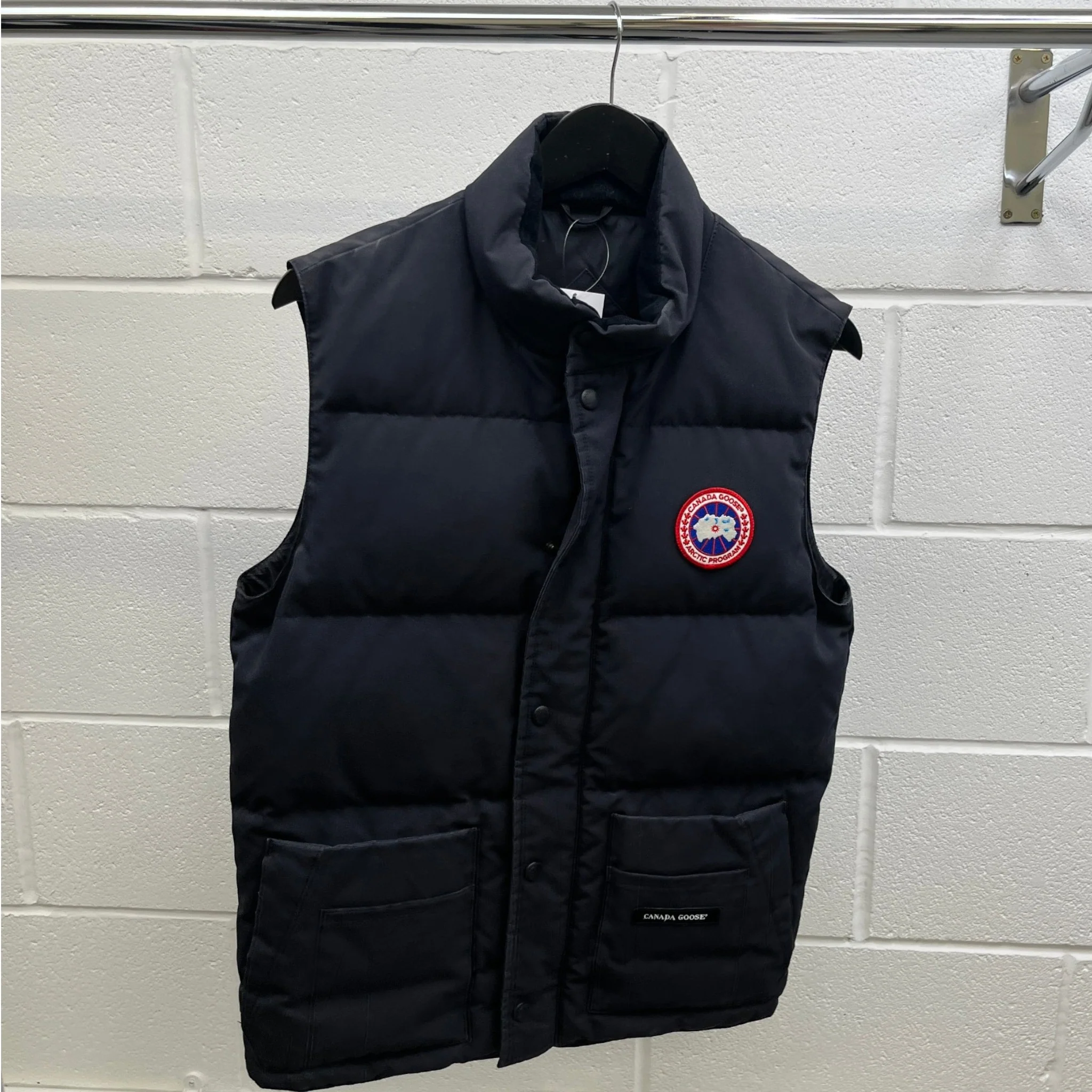 Men's Freestyle Gilet Navy Size XS - Image 9