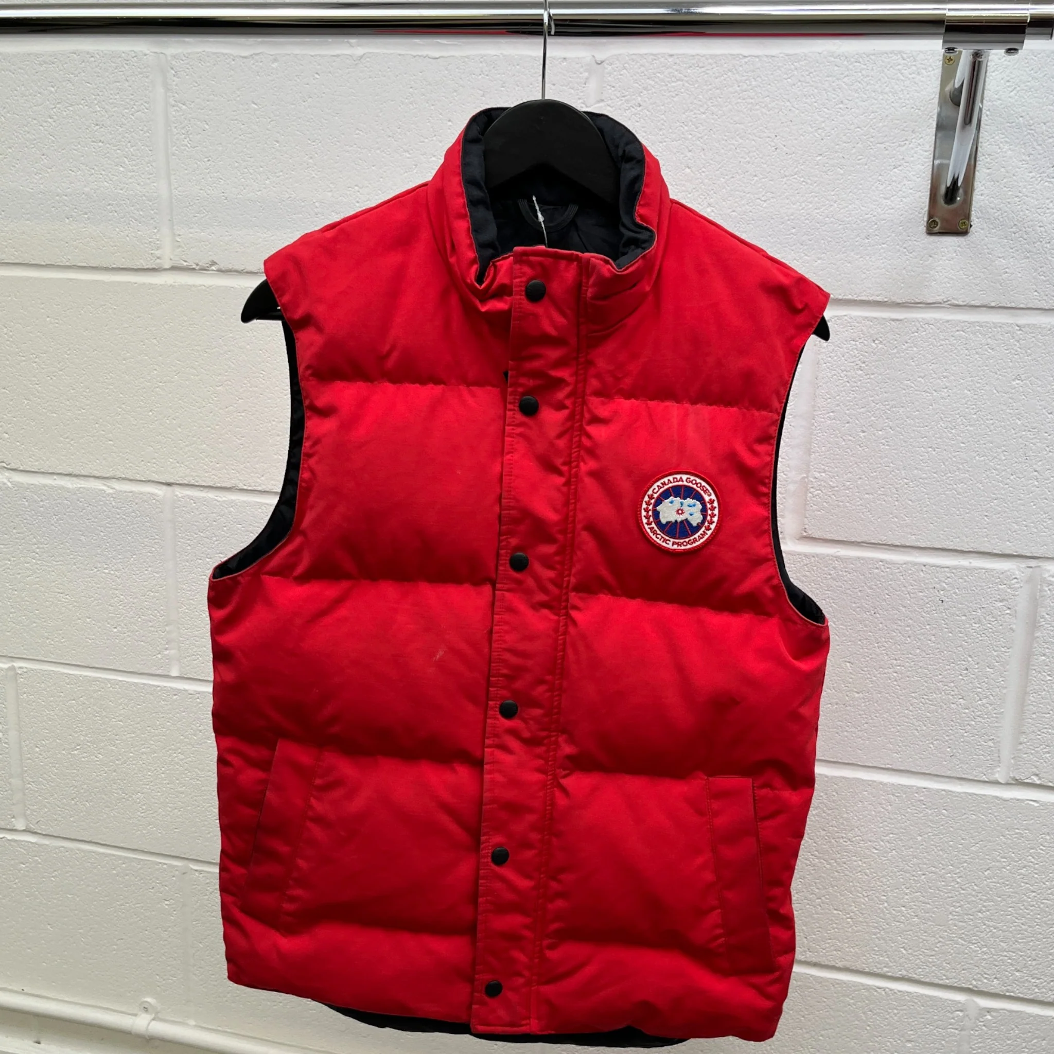 Men's Freestyle Gilet Red Size S - Image 8