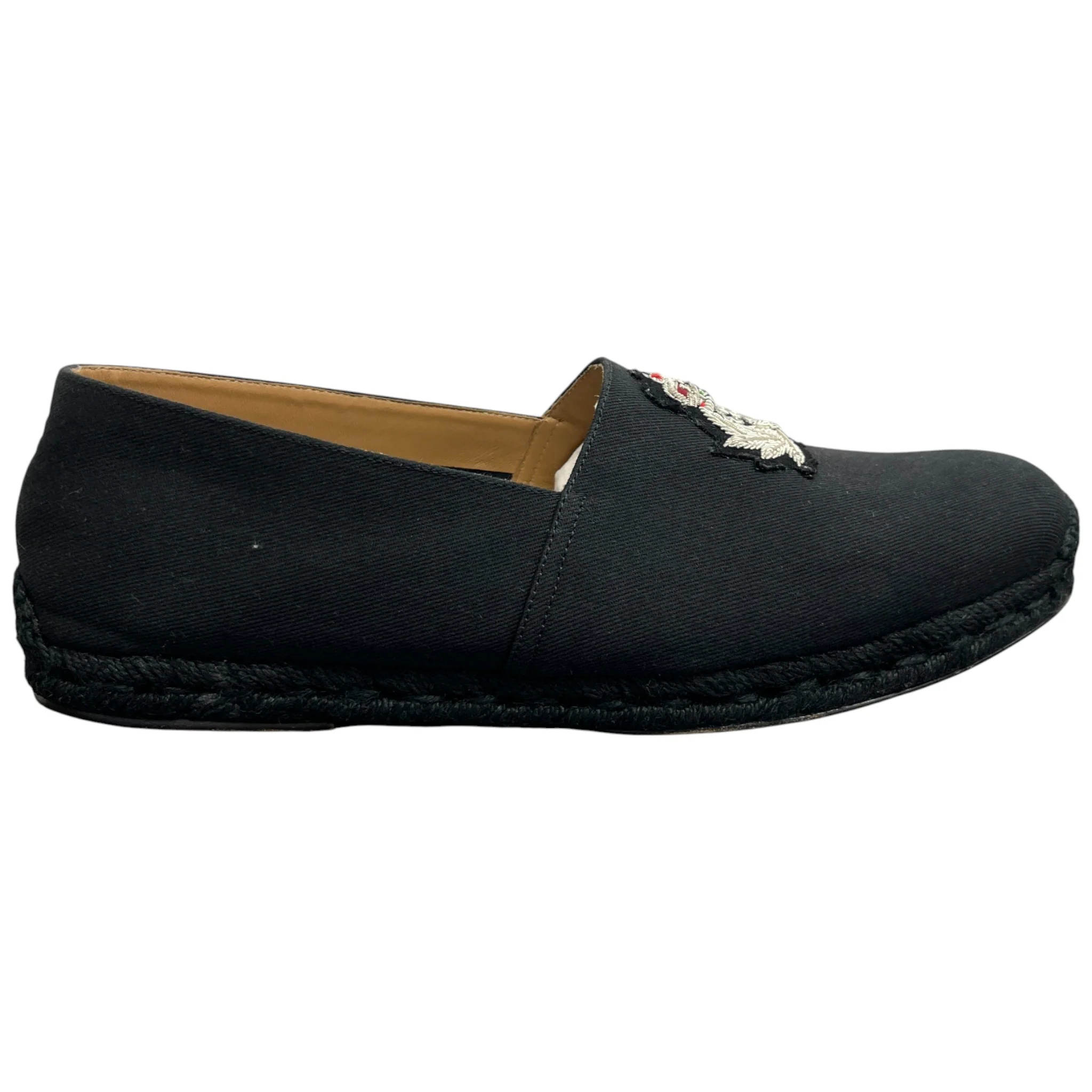 Men's Gala Embroidered Espadrilles Loafers Black Size EU 45 / UK 11