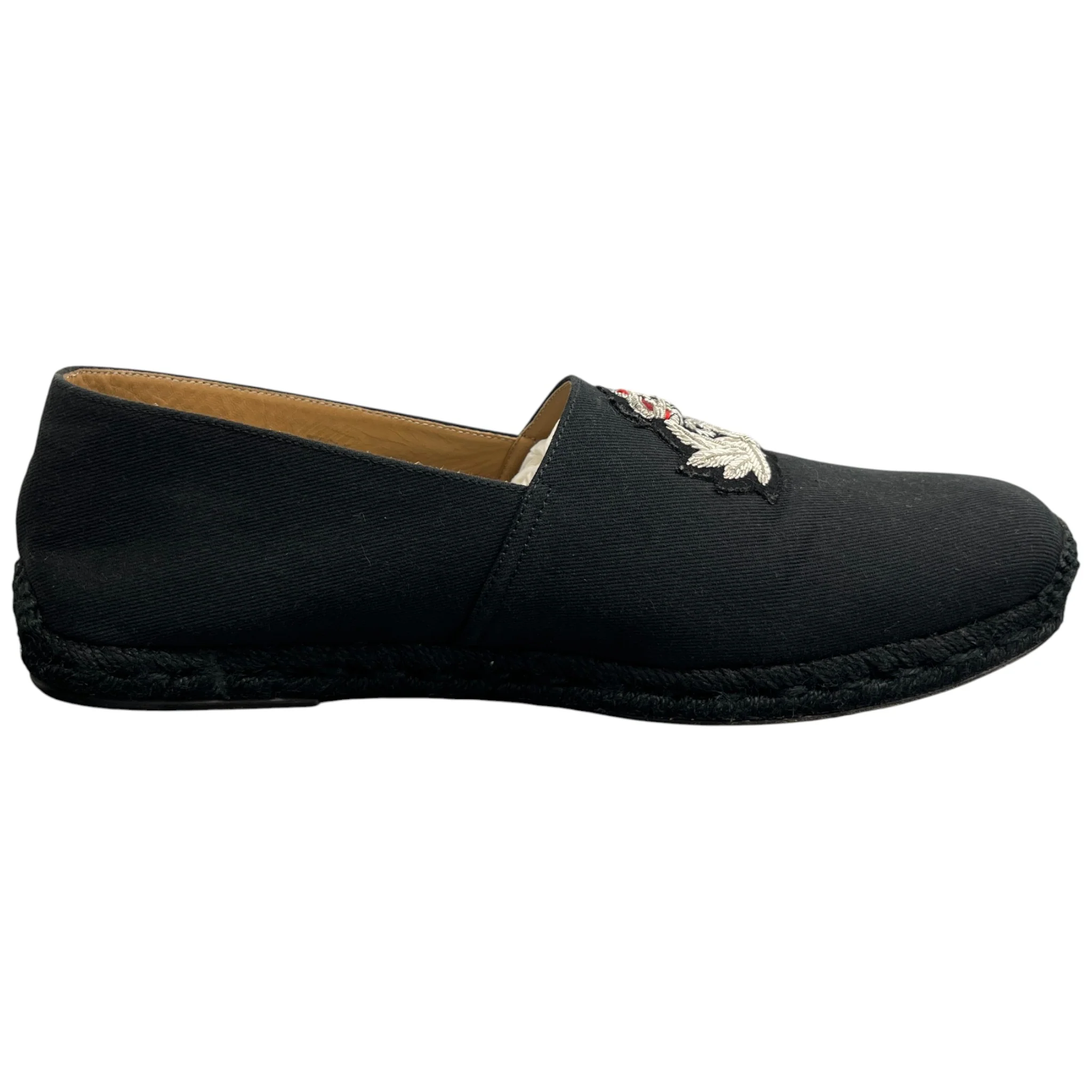 Men's Gala Embroidered Espadrilles Loafers Black Size EU 45 / UK 11 - Image 4
