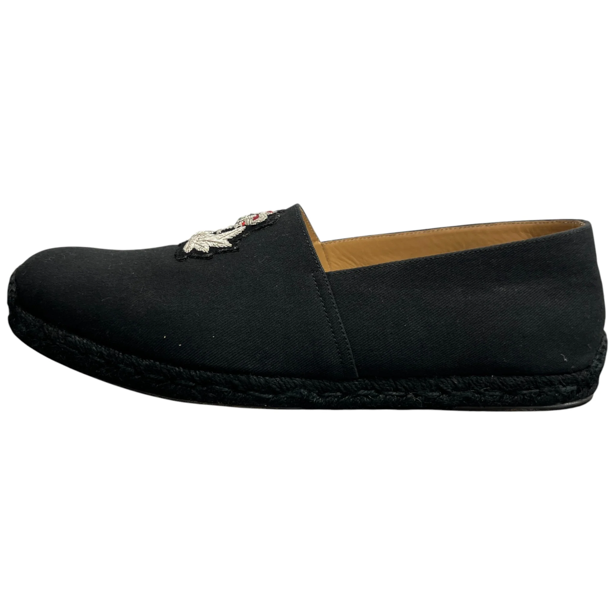 Men's Gala Embroidered Espadrilles Loafers Black Size EU 45 / UK 11 - Image 5
