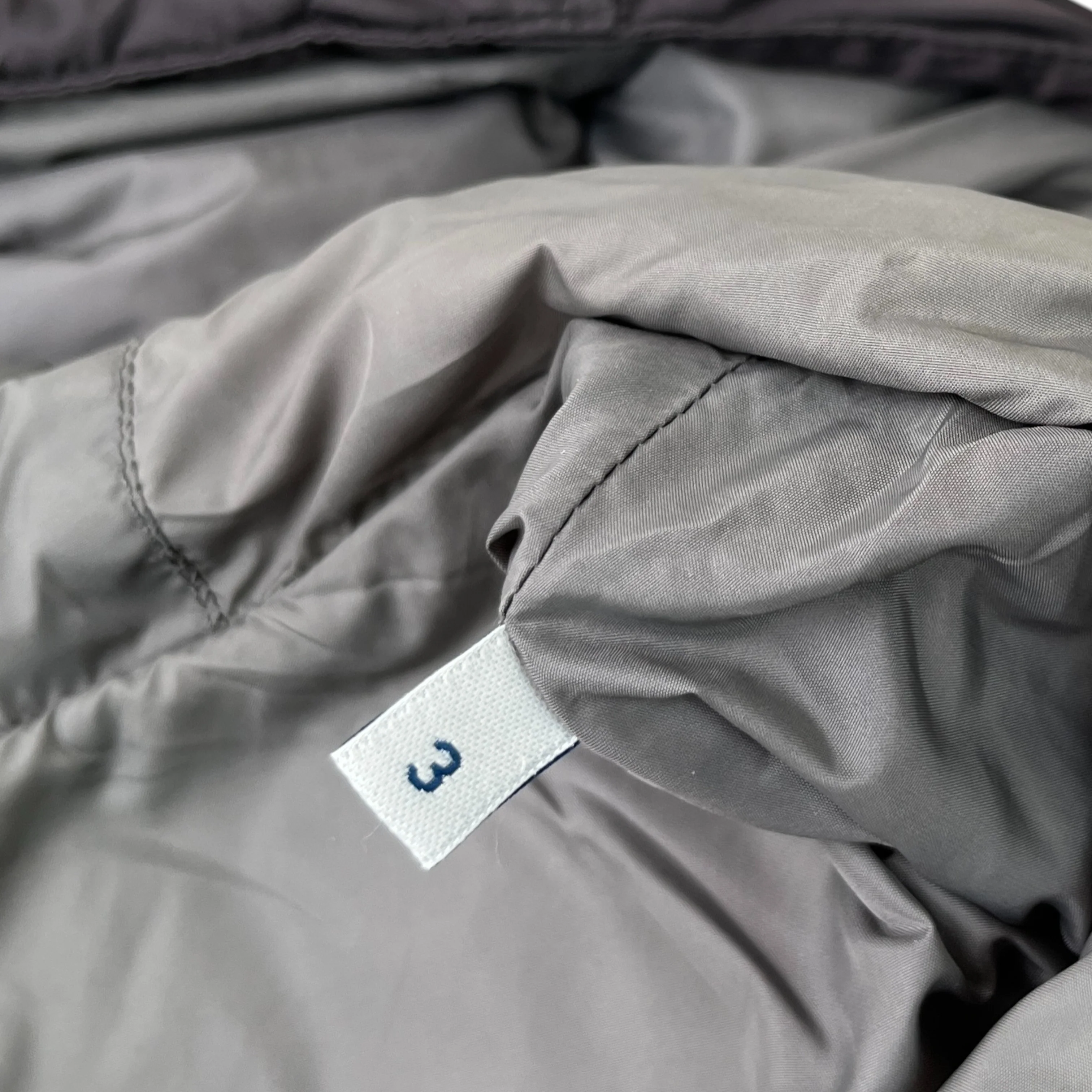 Men's Gary Down Jacket Grey Size 3 / L - Image 7