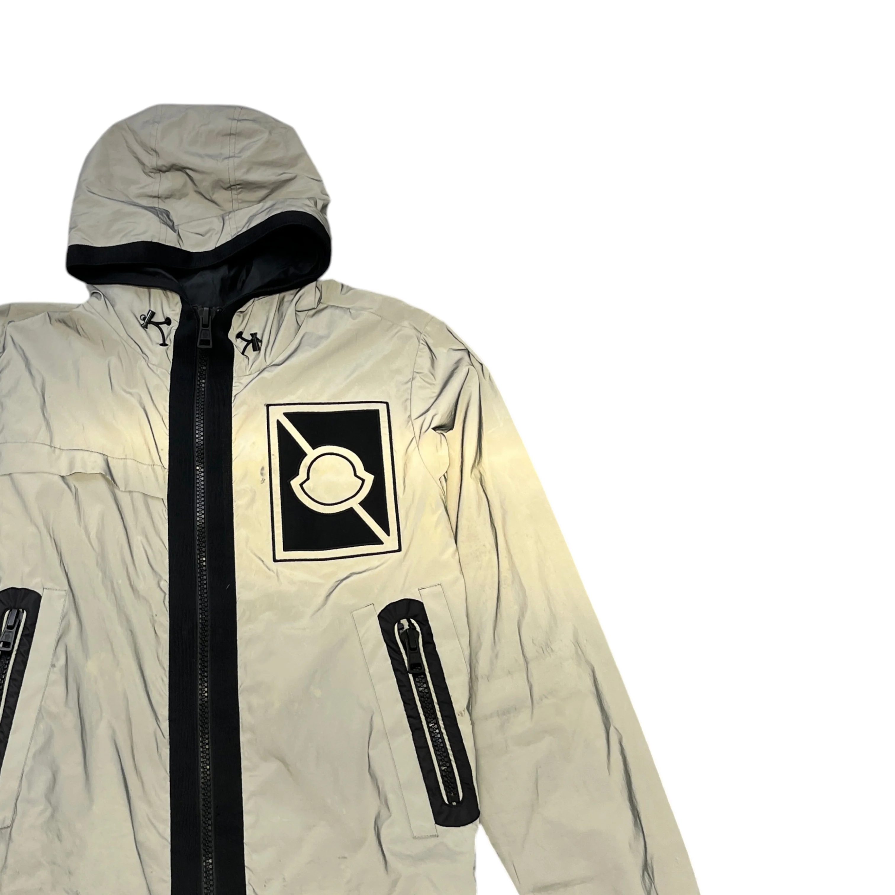 Men's Gauss Windbreaker Silver Size 4 / XL - Image 3