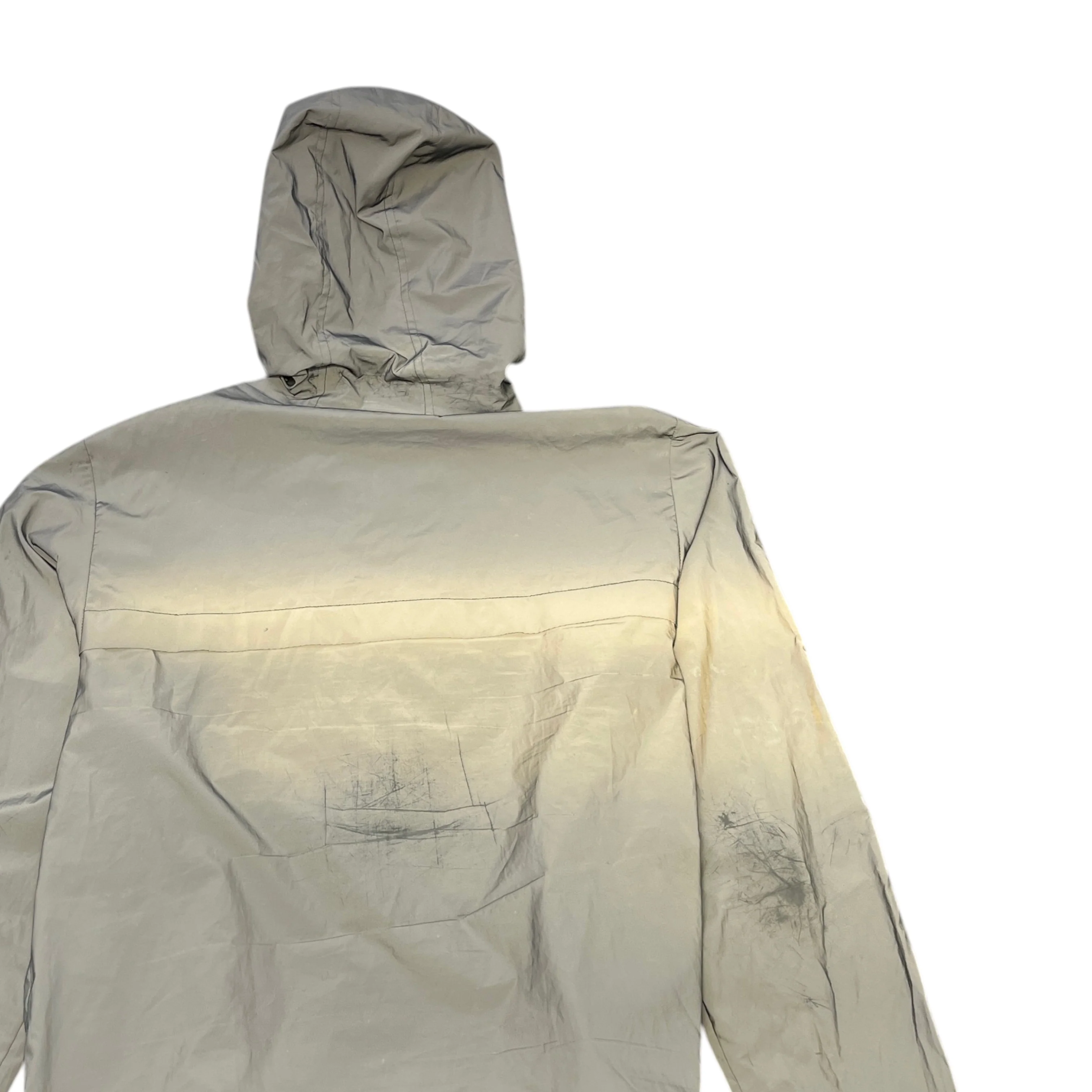 Men's Gauss Windbreaker Silver Size 4 / XL - Image 4