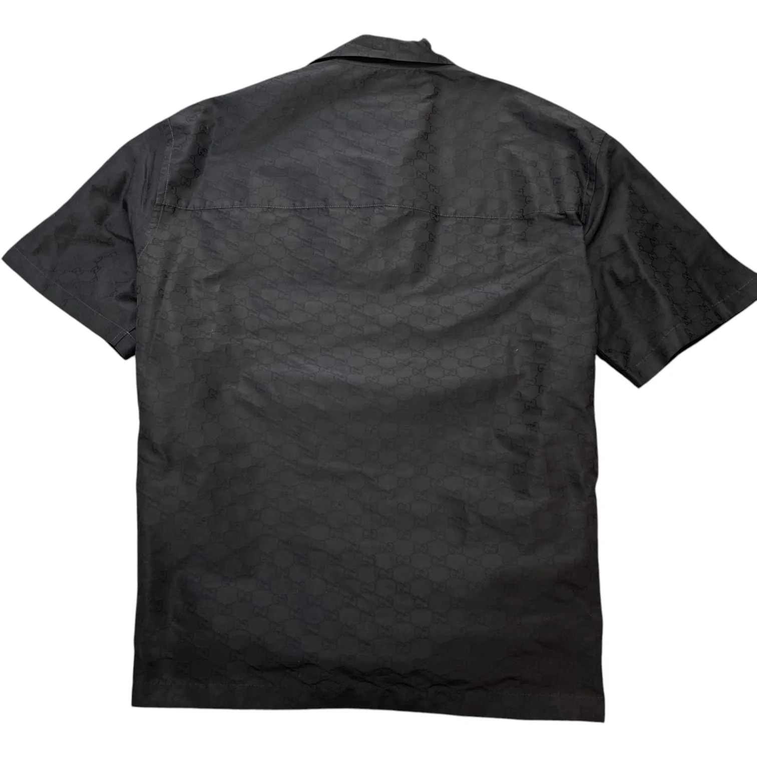 Men's Gg Faille Shirt Black Size IT 52 / UK XL - Image 2