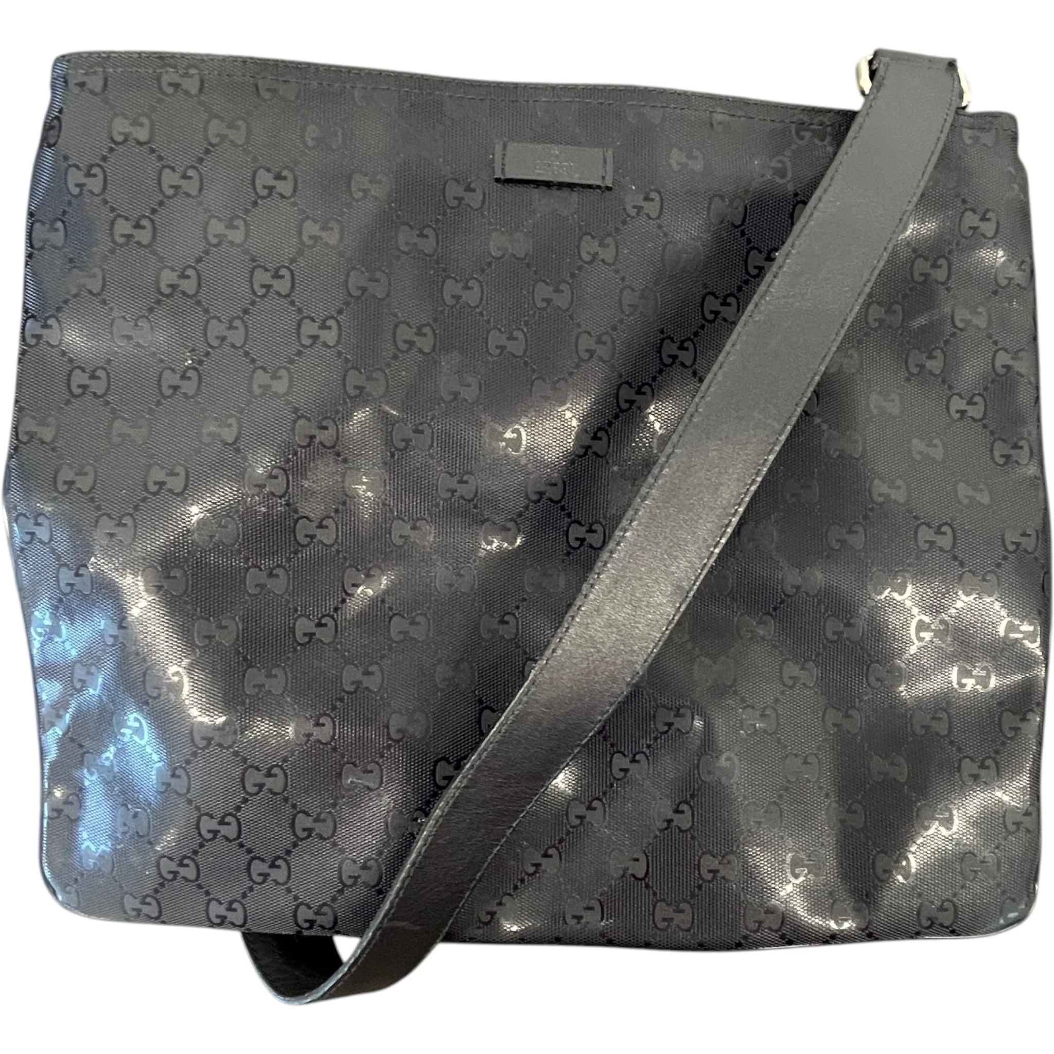 Men's Gg Imprimé Messenger Bag Navy