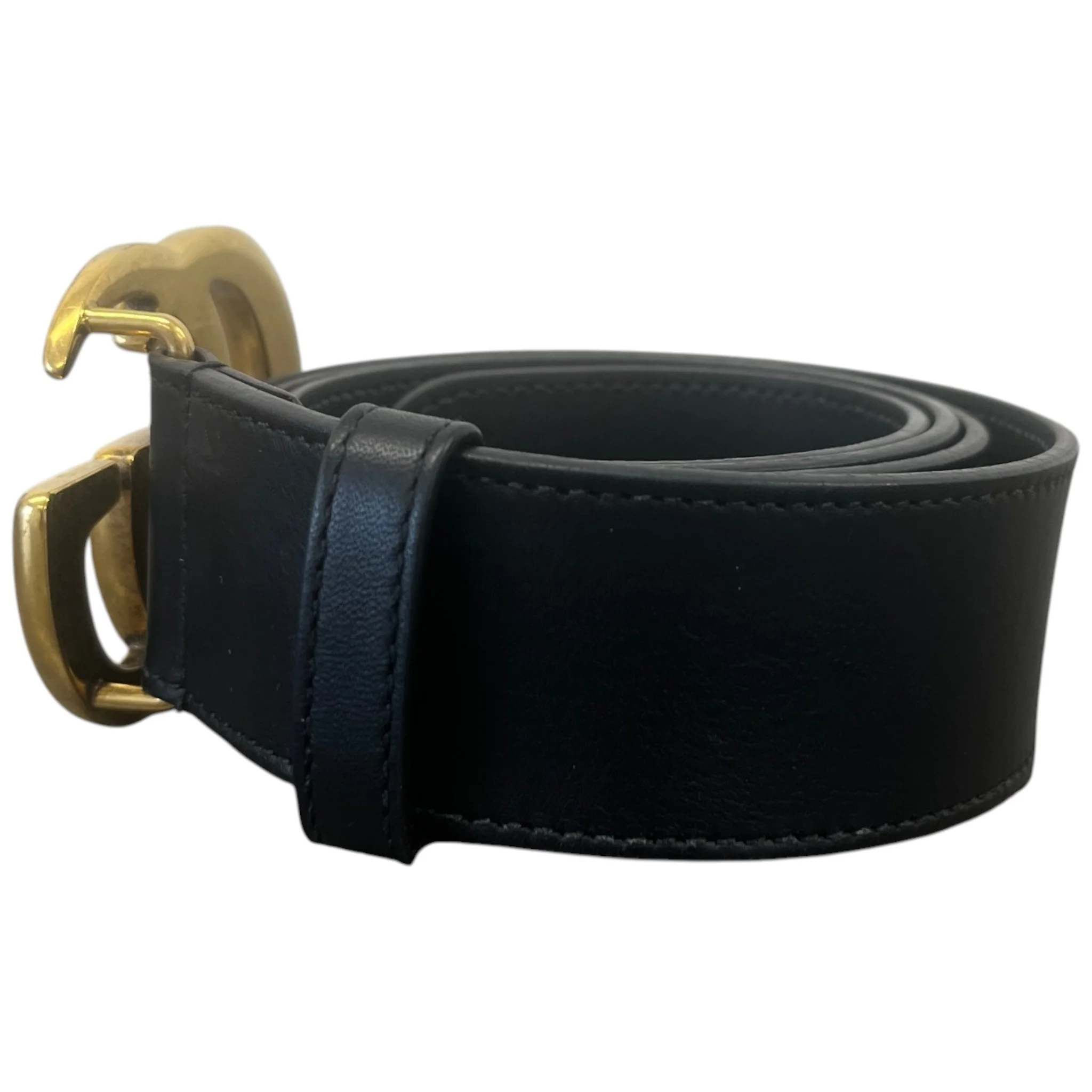 Men's Gg Marmont 90Cm Belt Black Size Waist 34" - Image 4