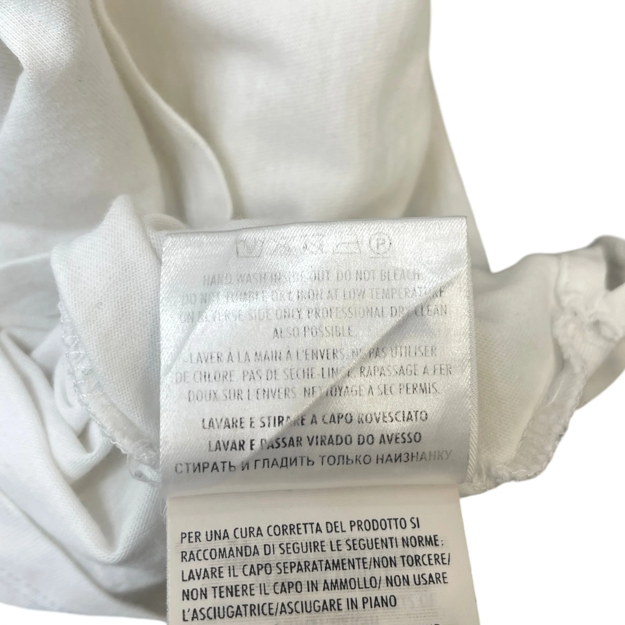 Men's Gg Marmont Logo Polo Shirt White Size M - Image 9