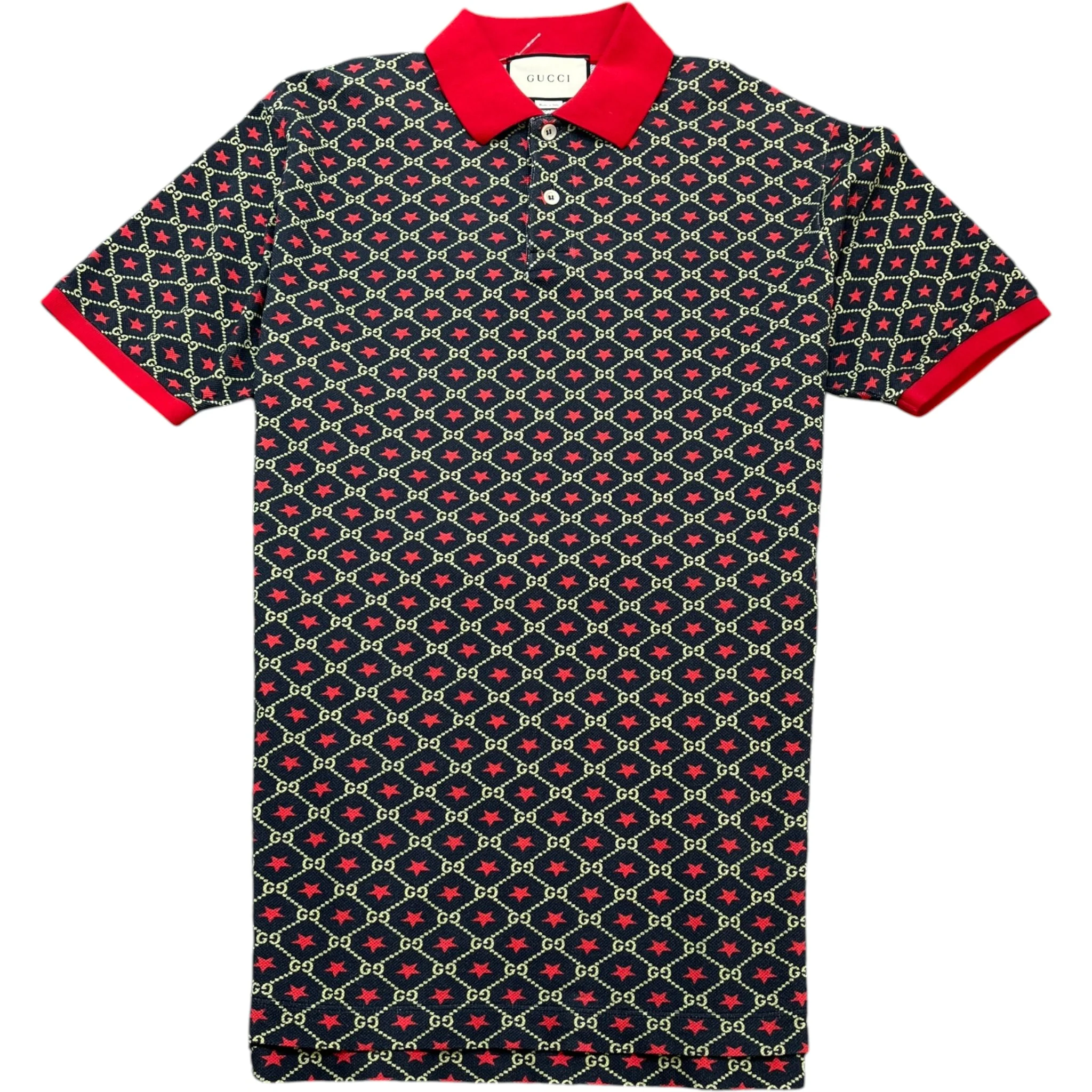 Men's Gg Star Polo Shirt Black Size S