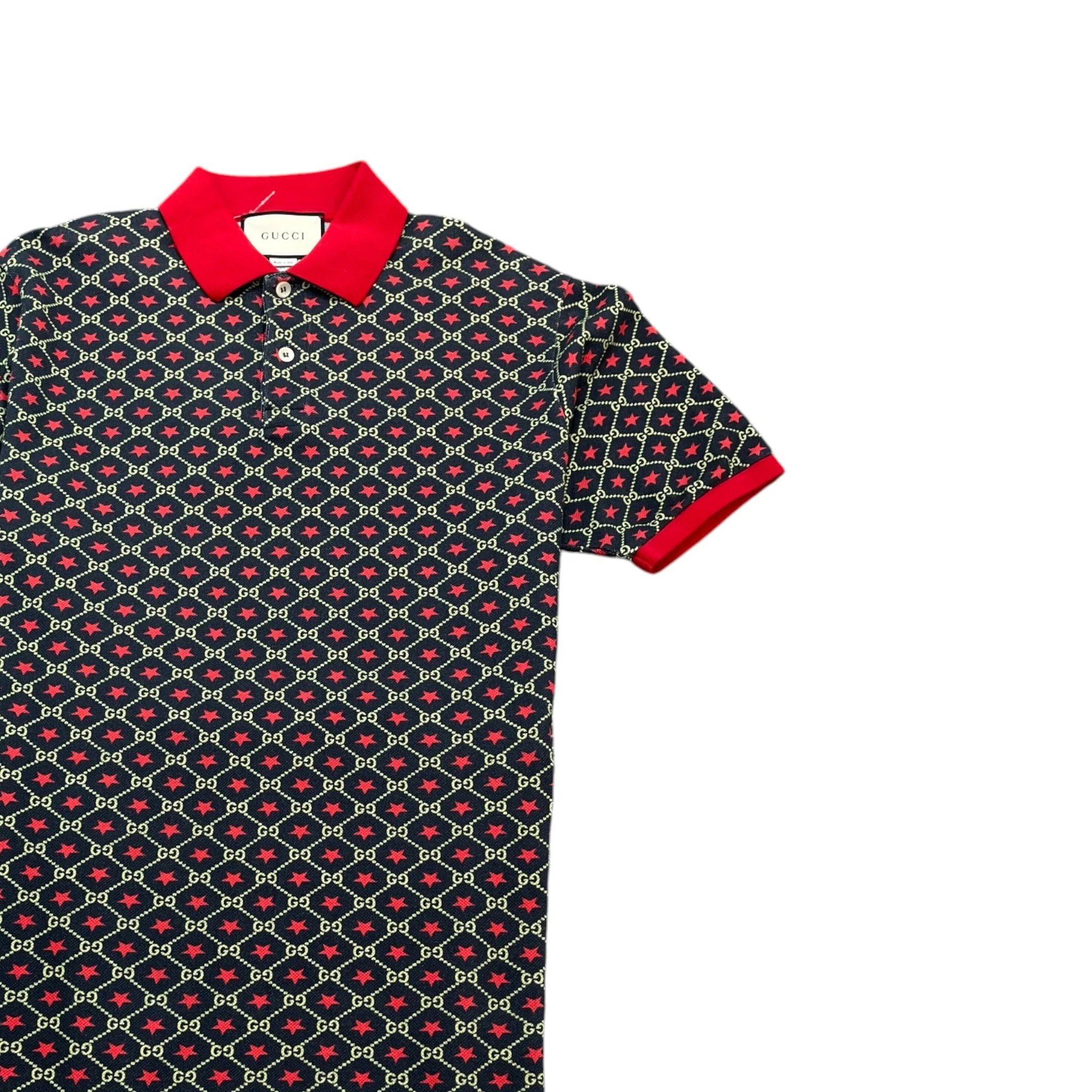 Men's Gg Star Polo Shirt Black Size S - Image 3
