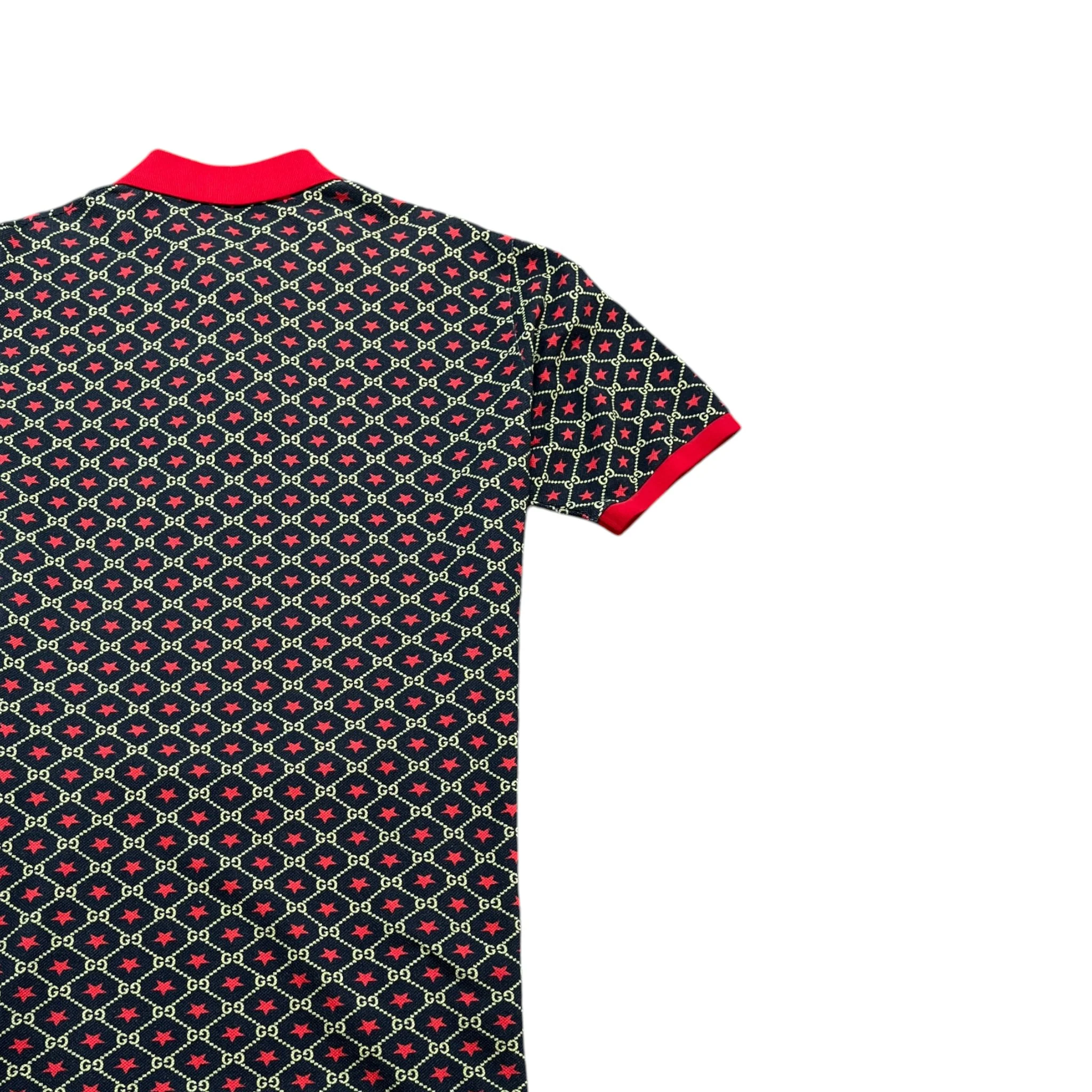 Men's Gg Star Polo Shirt Black Size S - Image 4