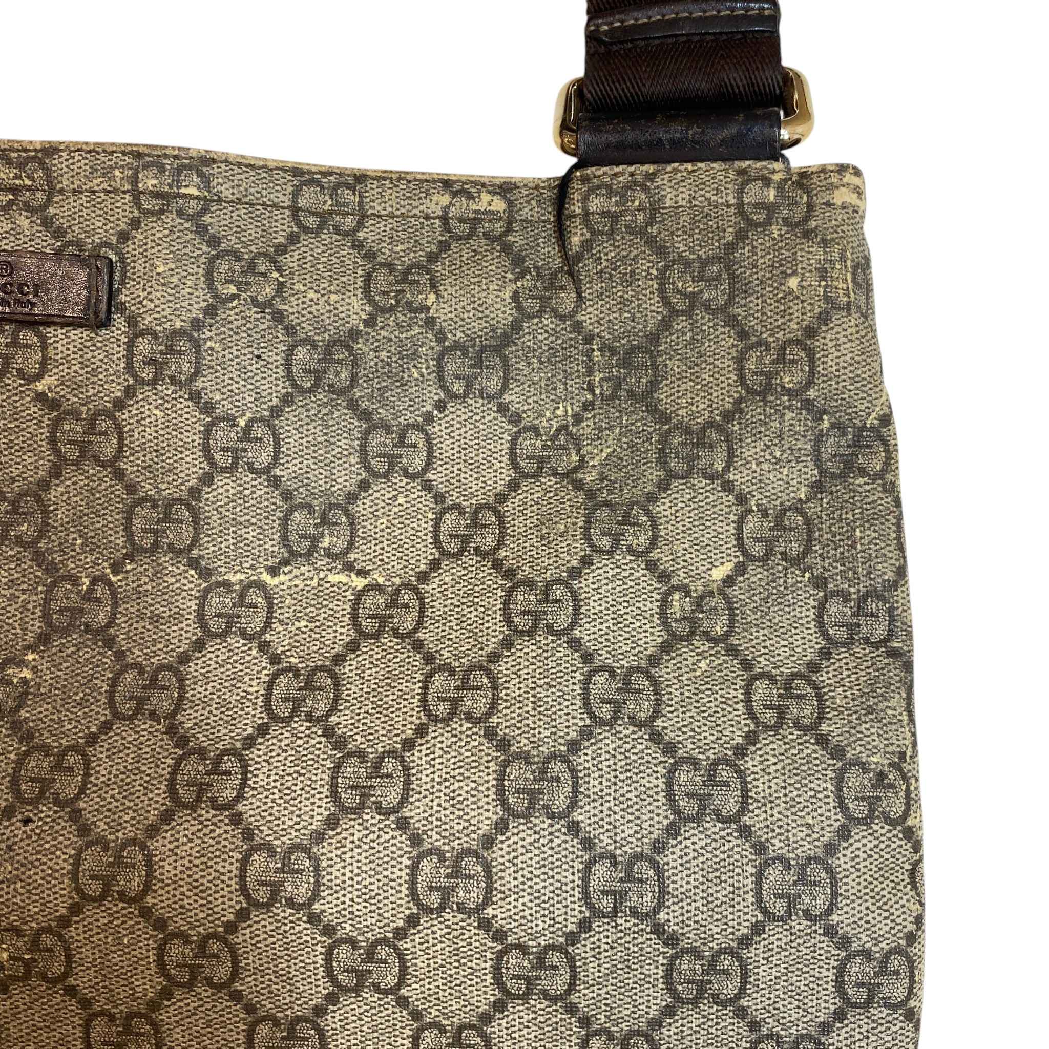 Men's Gg Supreme Bag Beige - Image 10