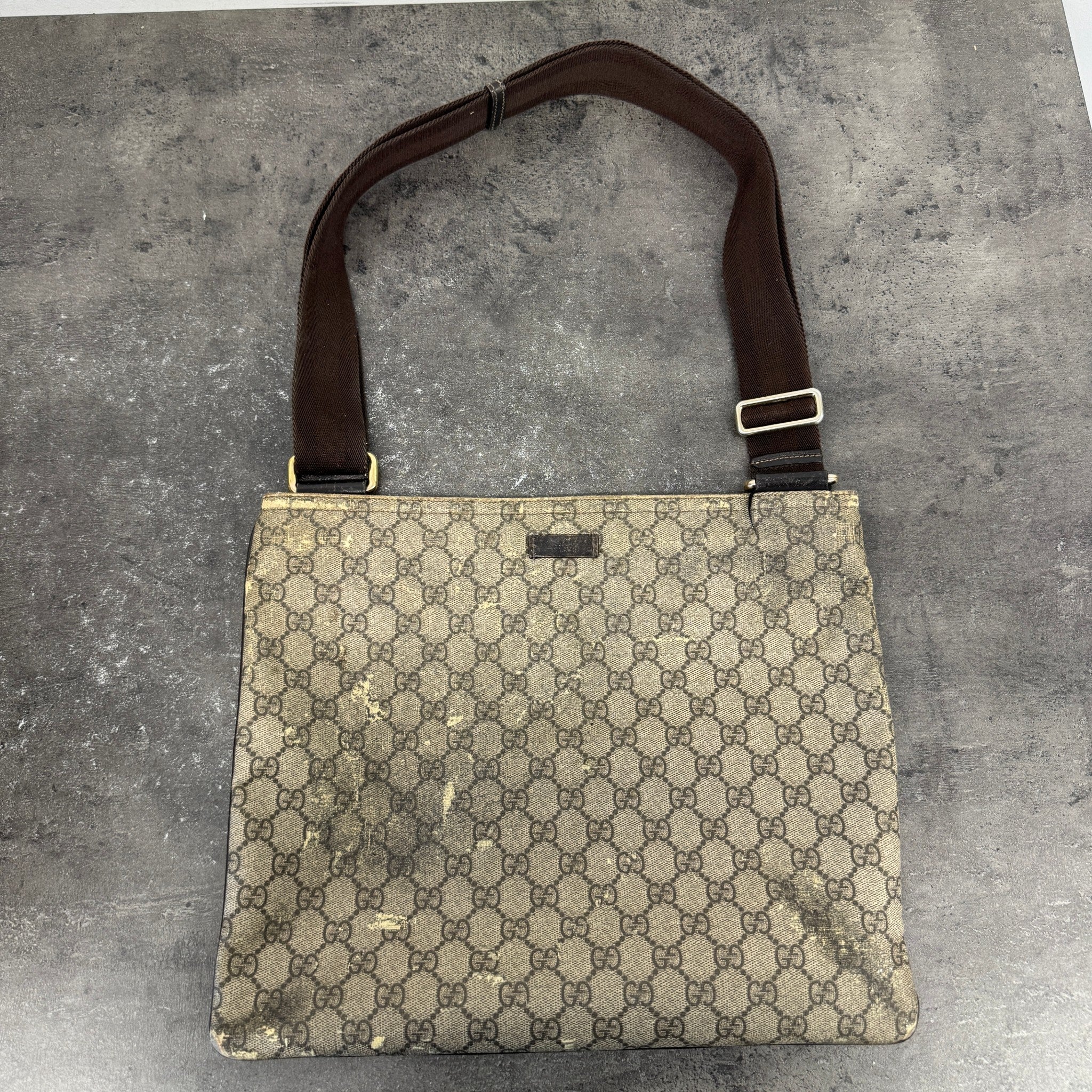 Men's Gg Supreme Bag Beige - Image 16