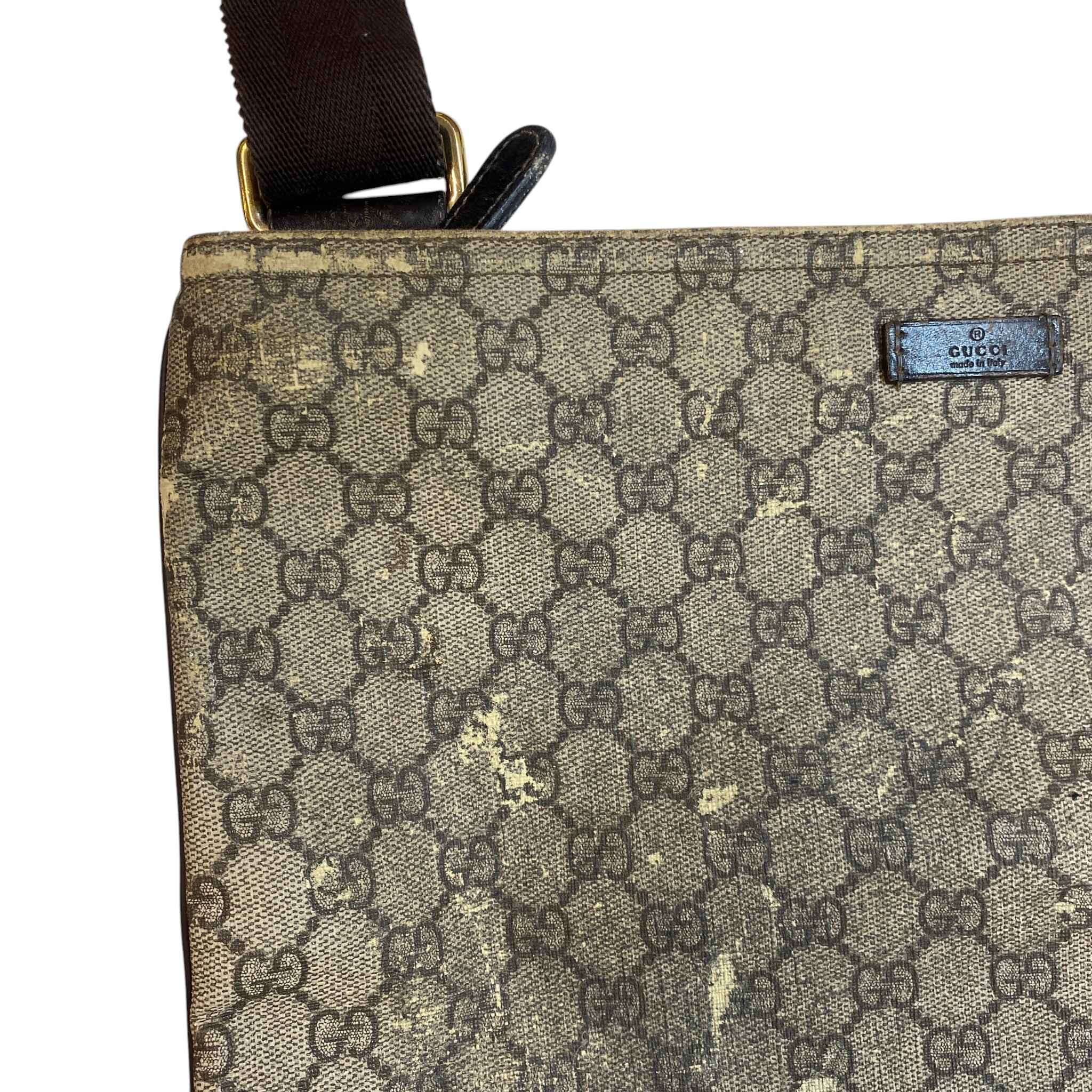 Men's Gg Supreme Bag Beige - Image 8