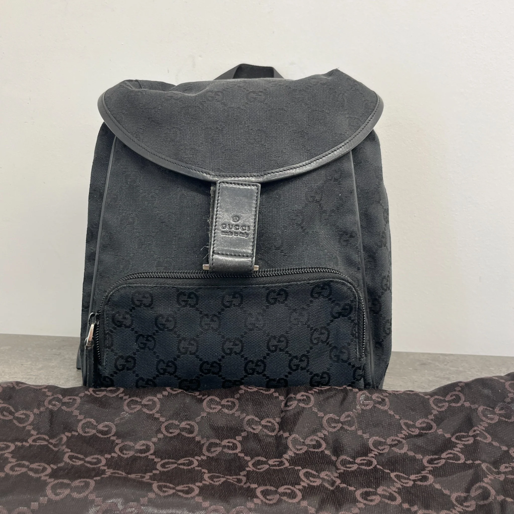 Men's Gg Supreme Bag Black - Image 12