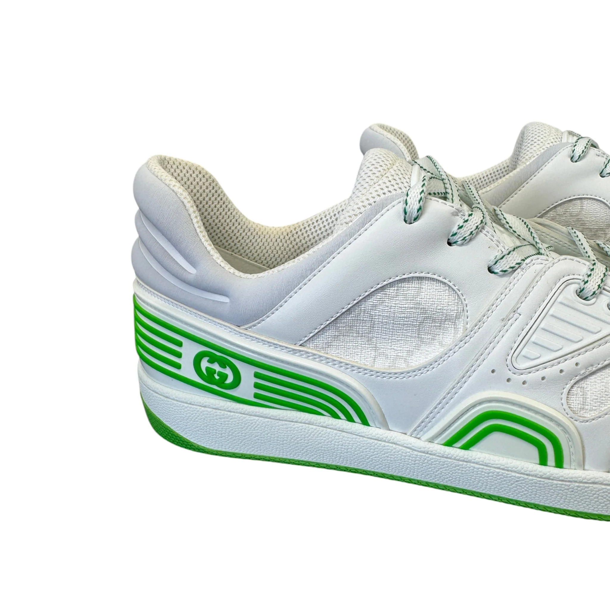 Men's Gg Supreme Basket Low Trainers White Size EU 43 / UK 9 - Image 11