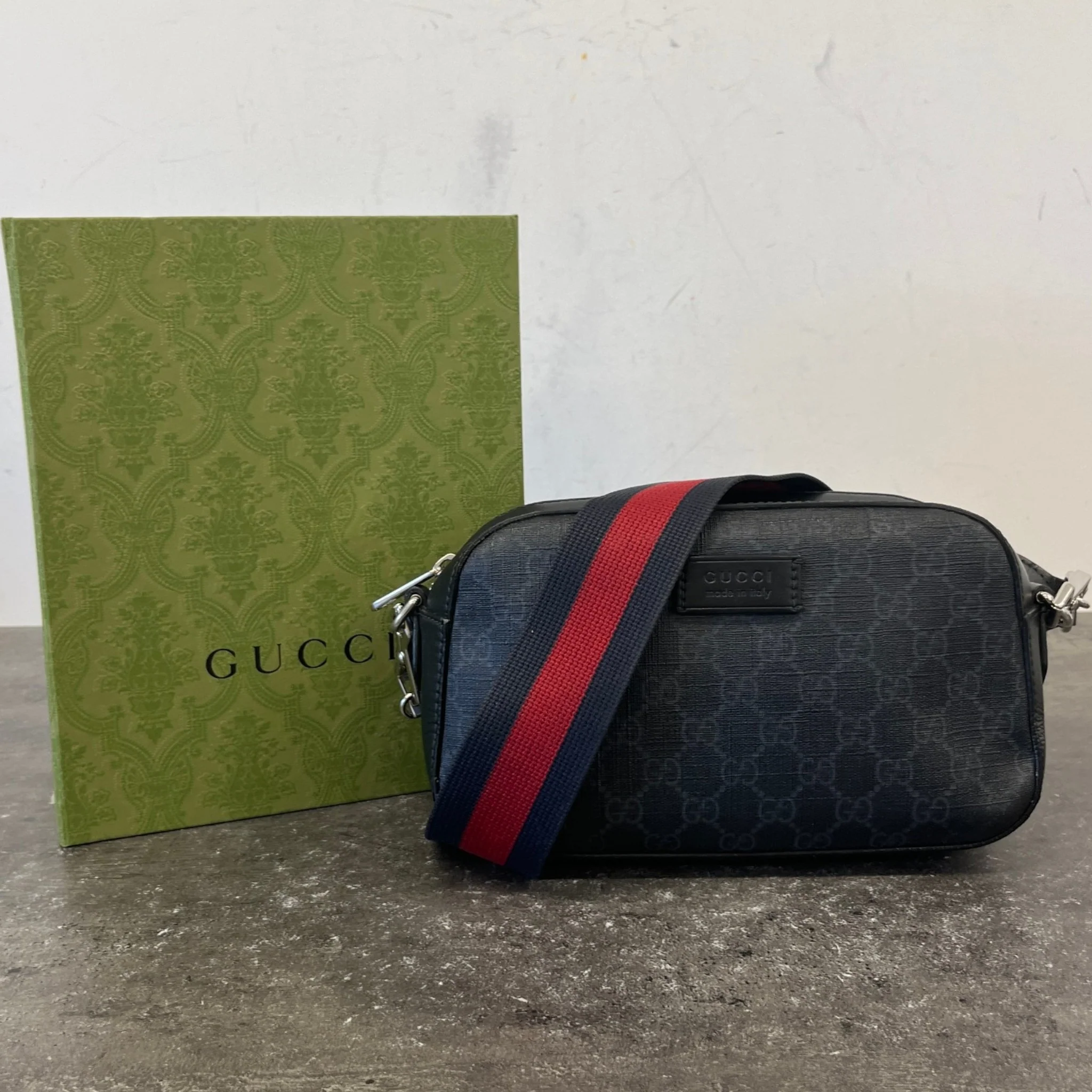 Men's Gg Supreme Belt Bag Black - Image 13