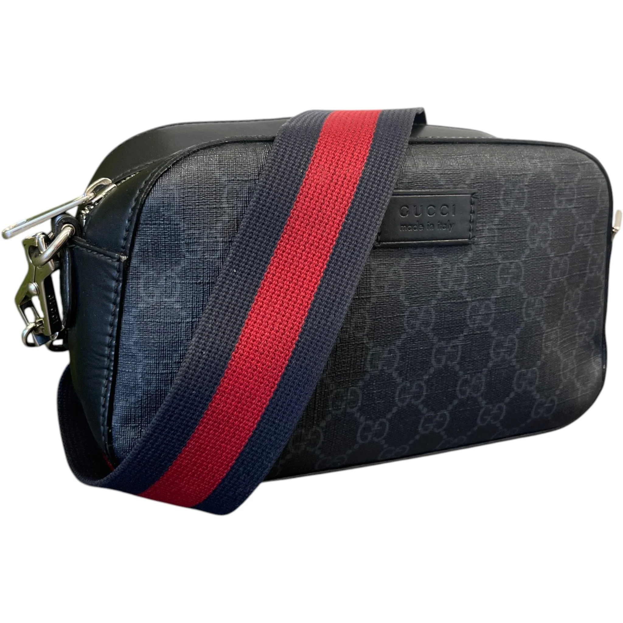 Men's Gg Supreme Belt Bag Black - Image 4