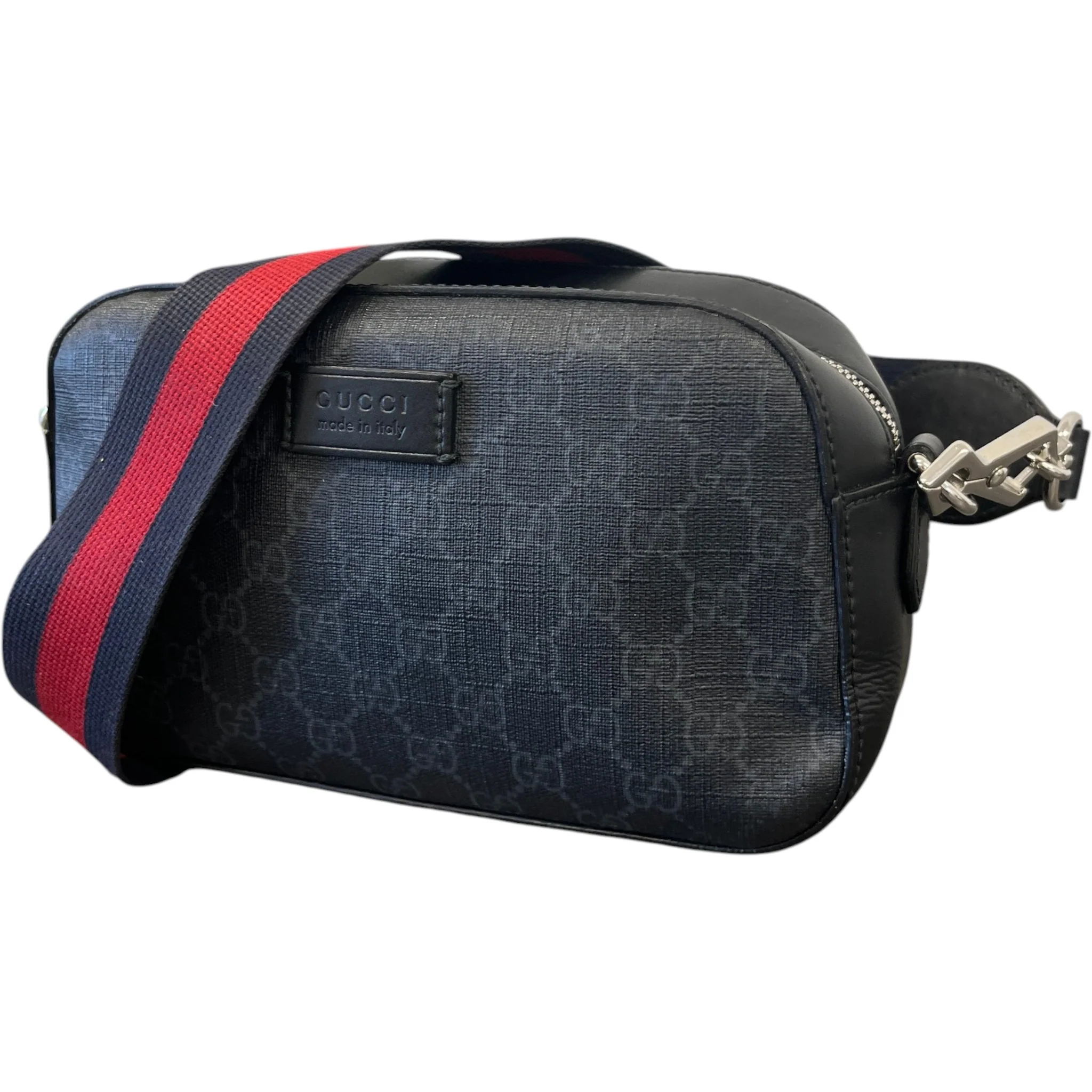 Men's Gg Supreme Belt Bag Black - Image 5