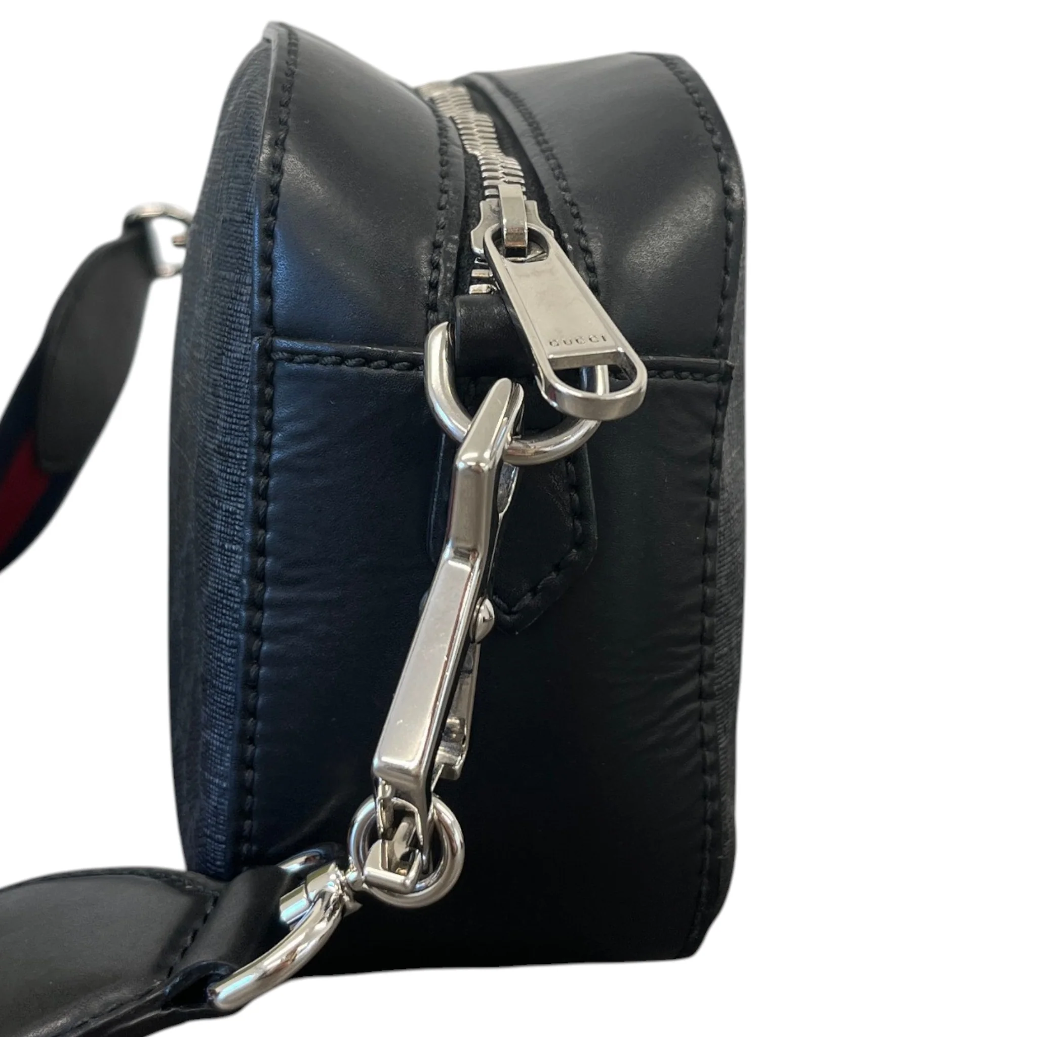 Men's Gg Supreme Belt Bag Black - Image 6