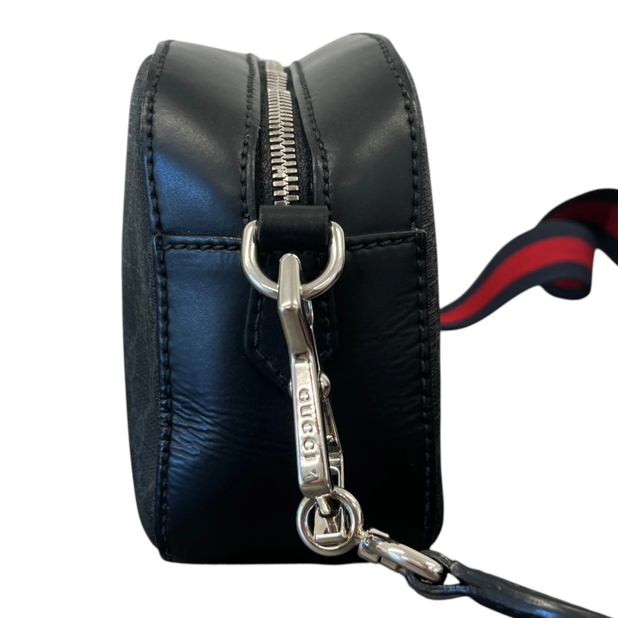 Men's Gg Supreme Belt Bag Black - Image 7