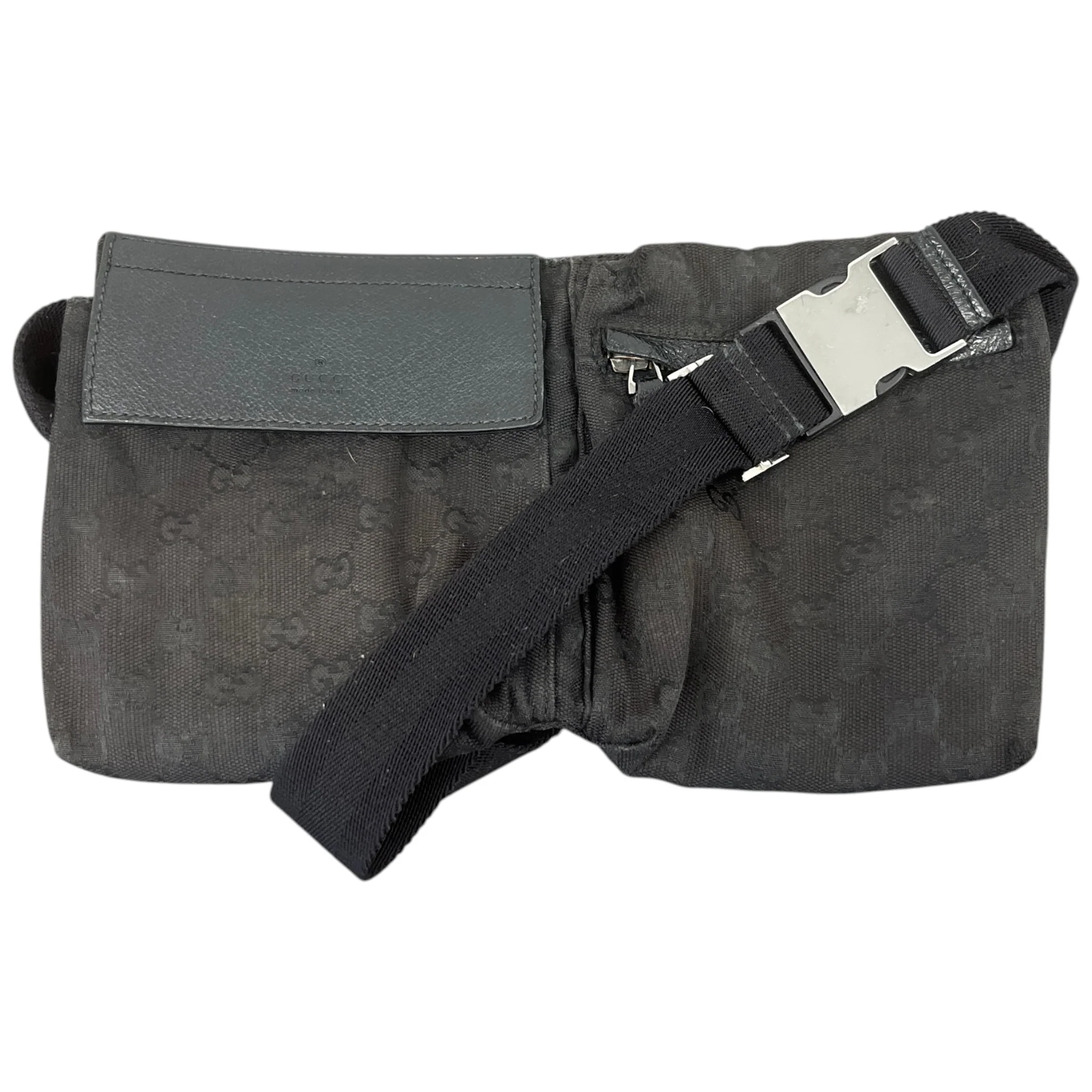 Men's Gg Supreme Belt Bag Black