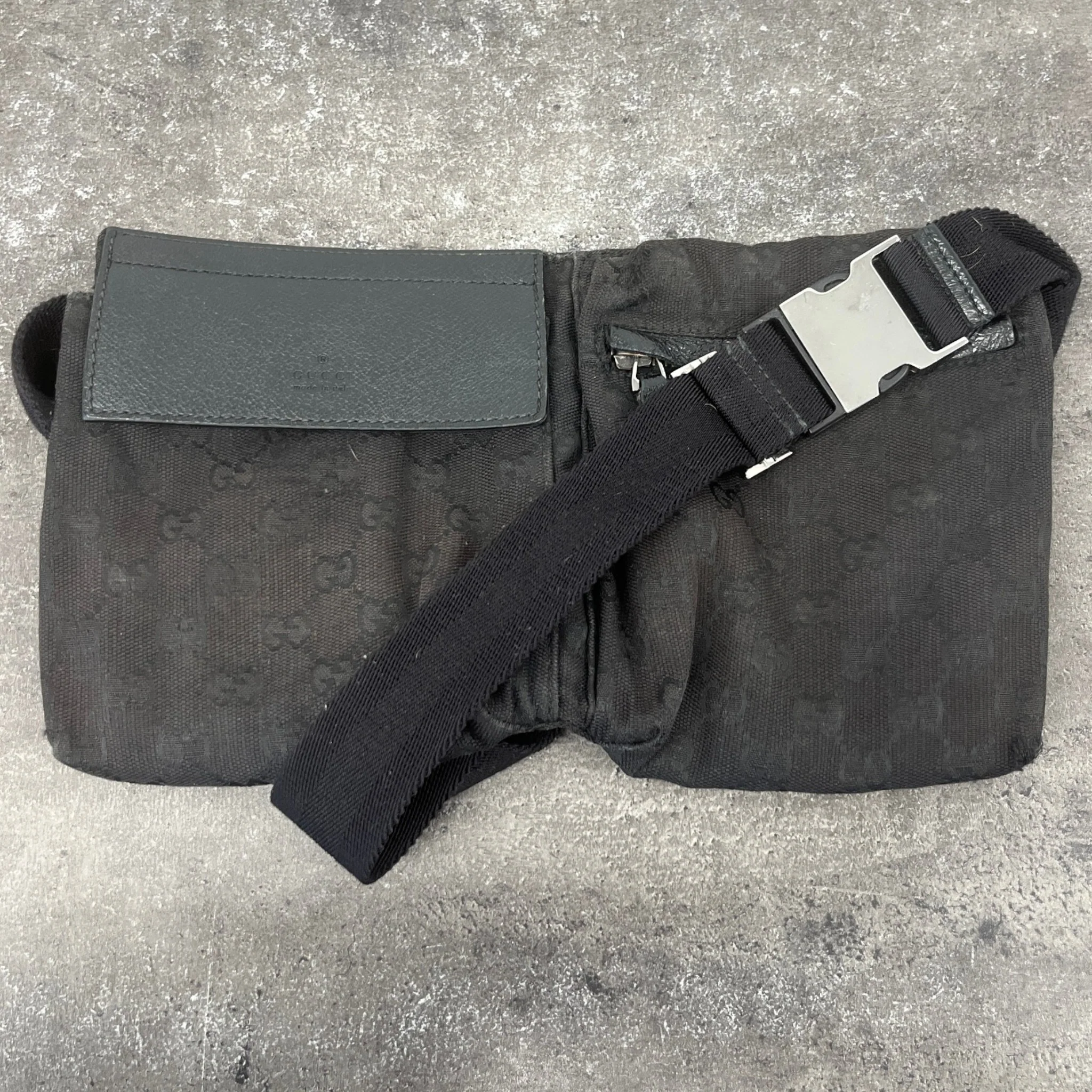 Men's Gg Supreme Belt Bag Black - Image 12