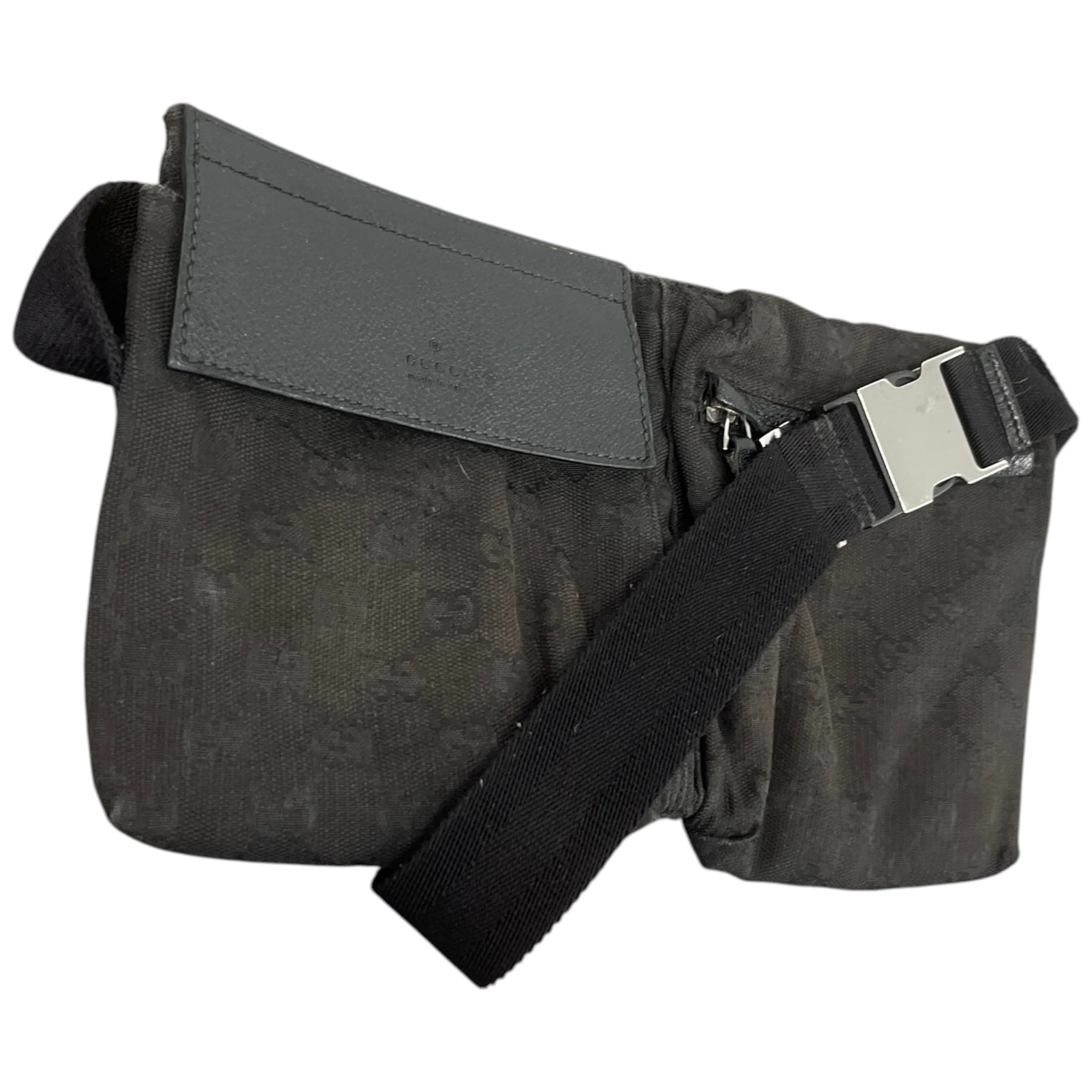Men's Gg Supreme Belt Bag Black - Image 5