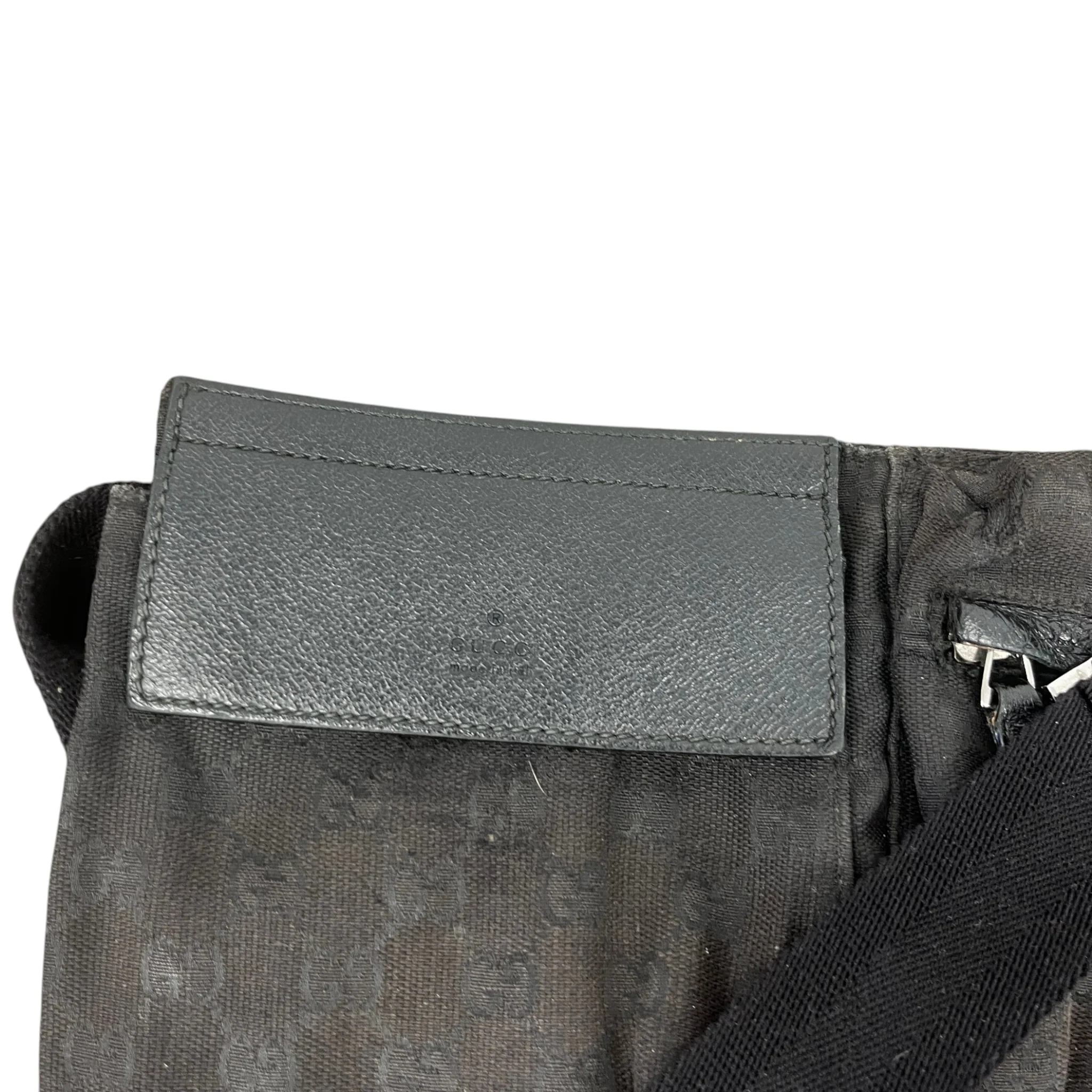 Men's Gg Supreme Belt Bag Black - Image 9