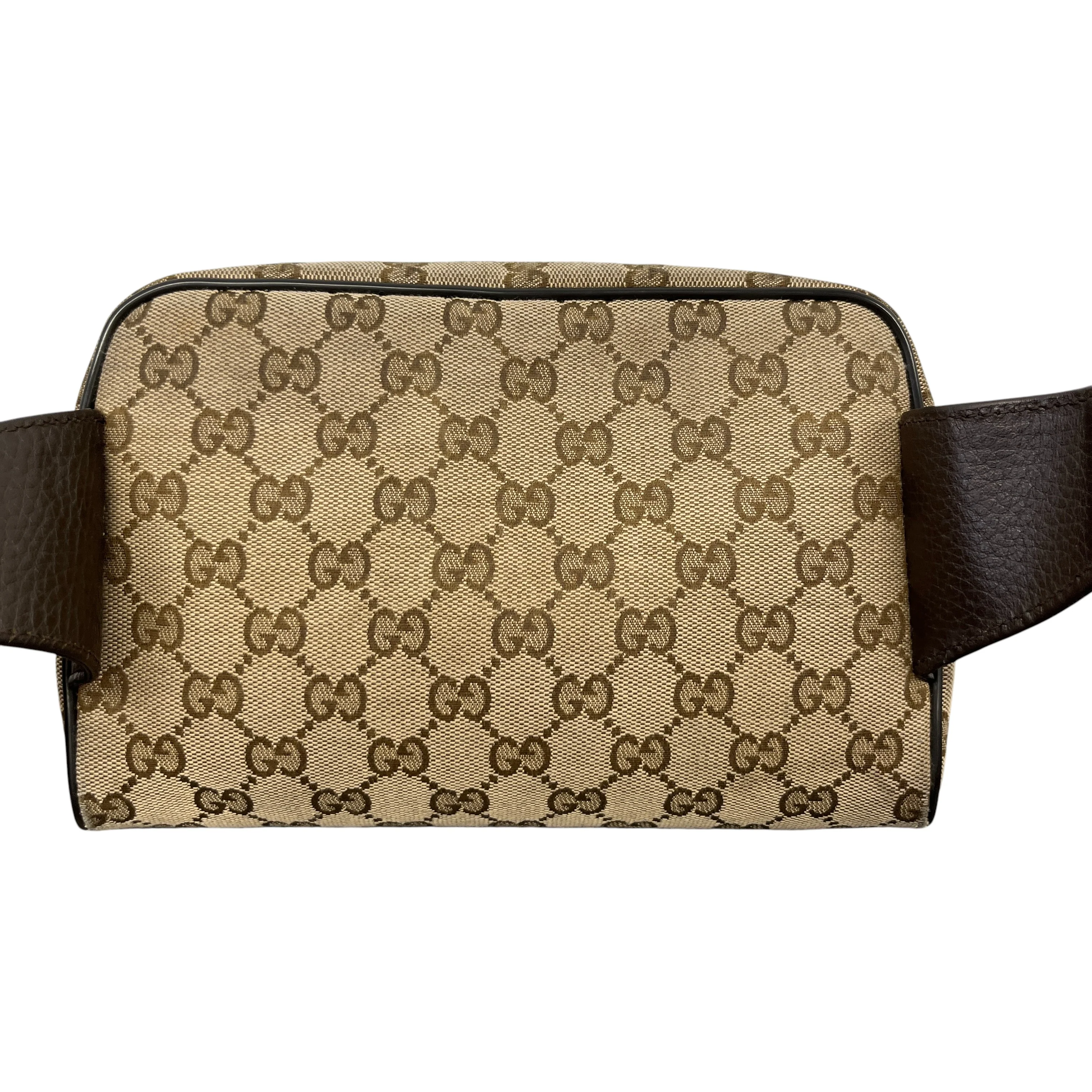 Men's Gg Supreme Belt Bag Brown - Image 2