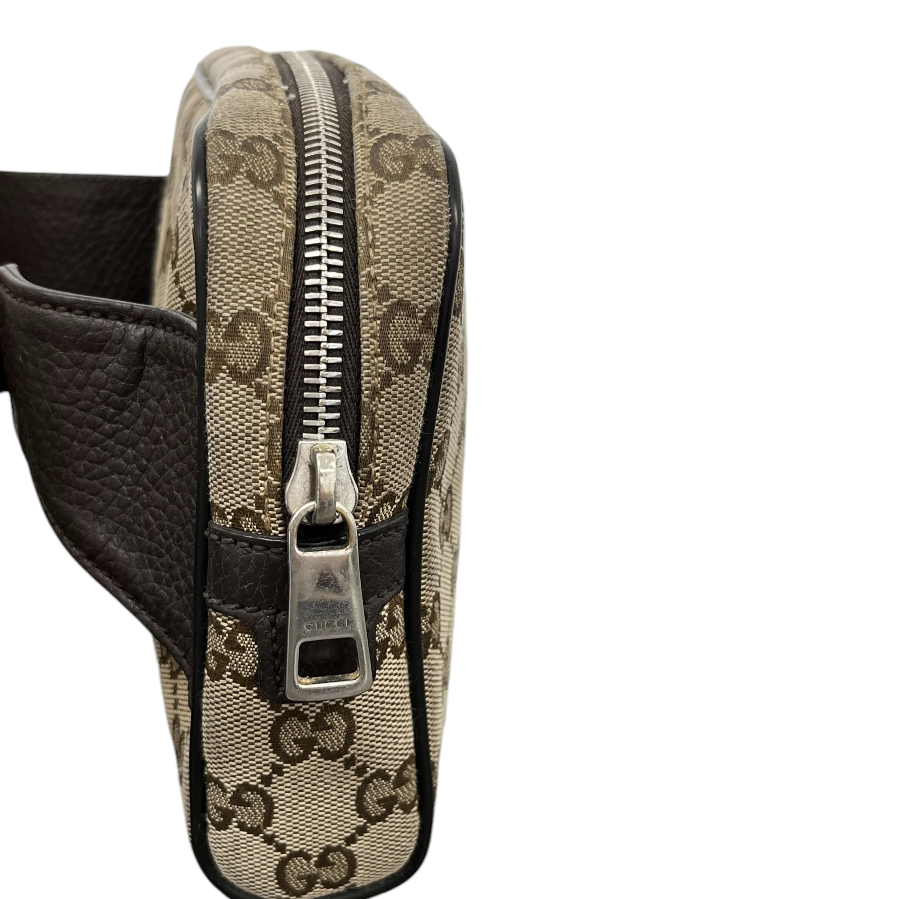 Men's Gg Supreme Belt Bag Brown - Image 5
