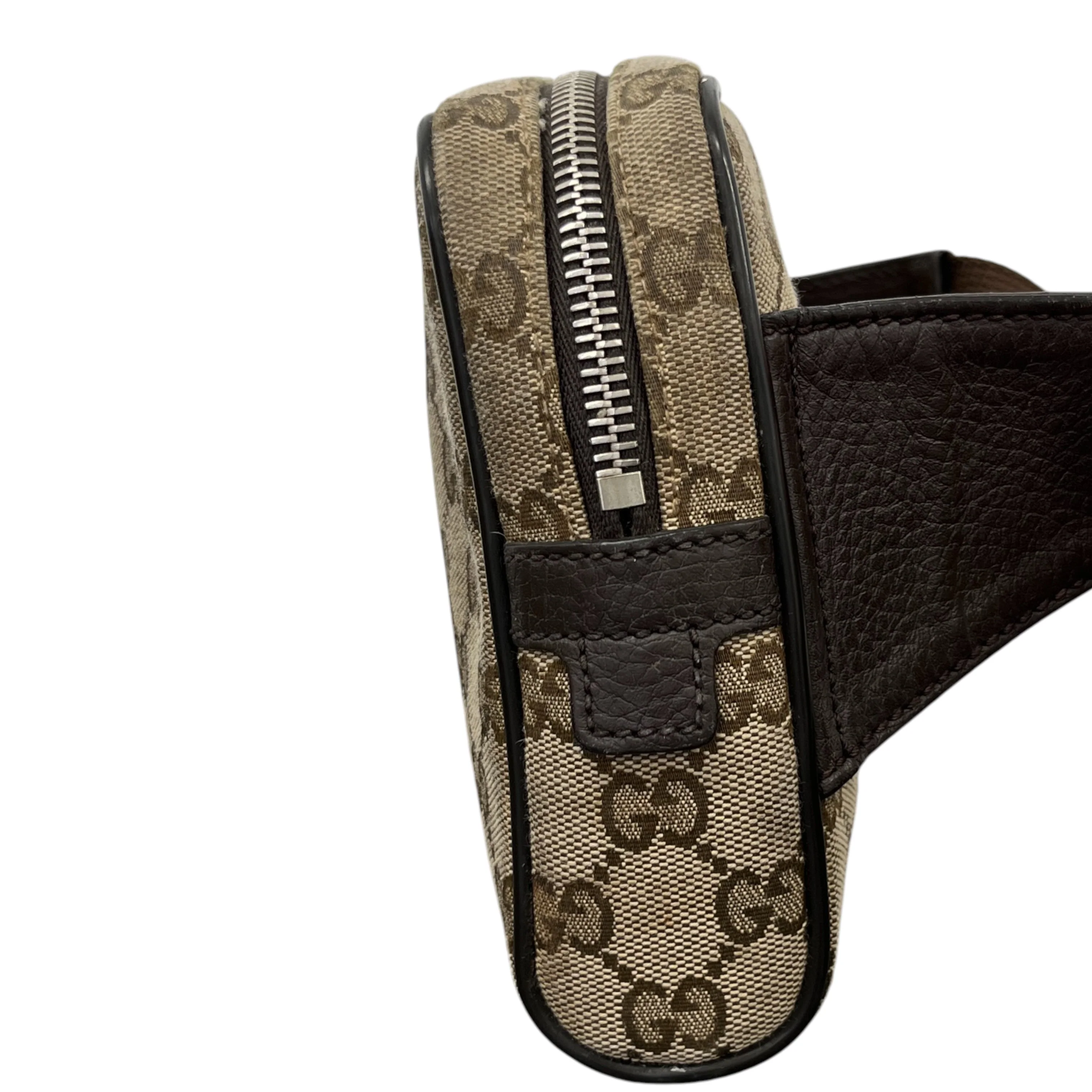 Men's Gg Supreme Belt Bag Brown - Image 6