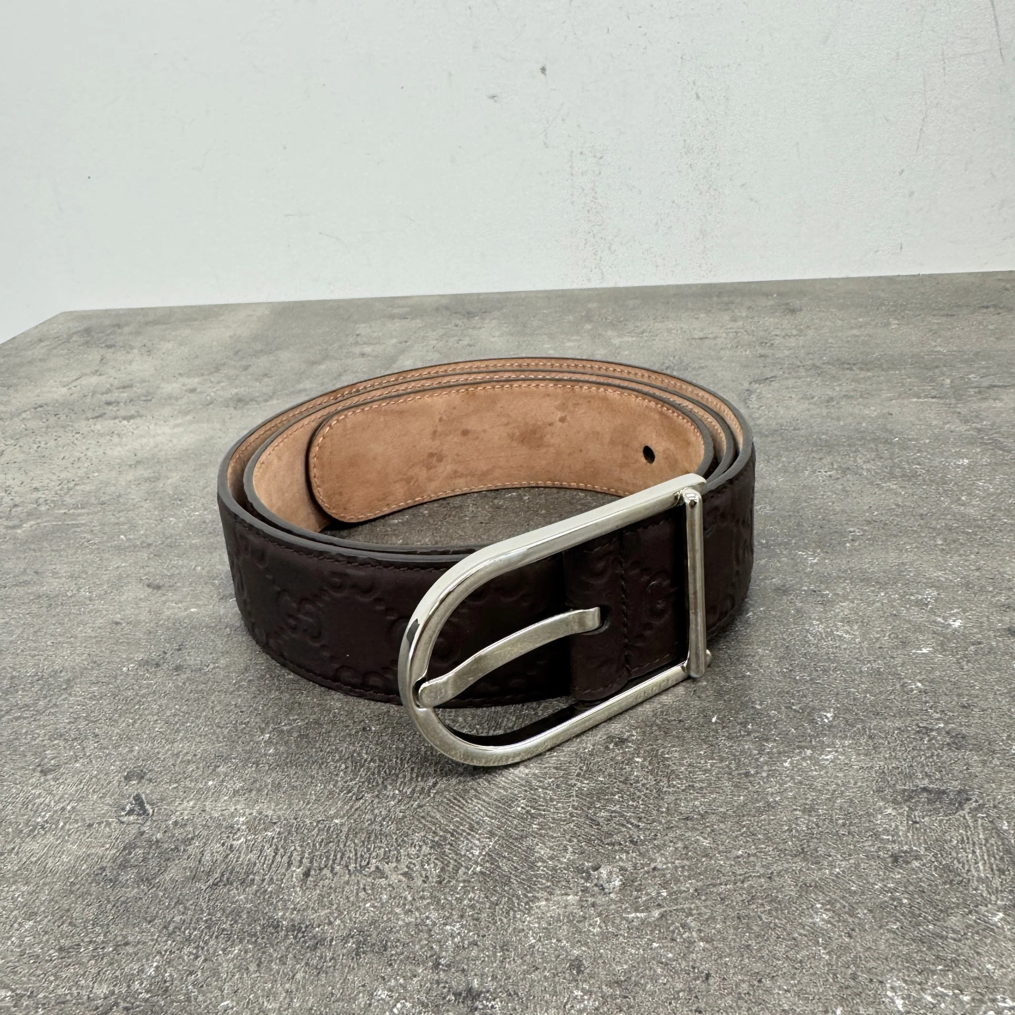 Men's Gg Supreme Belt Brown Size Waist 38" - Image 8