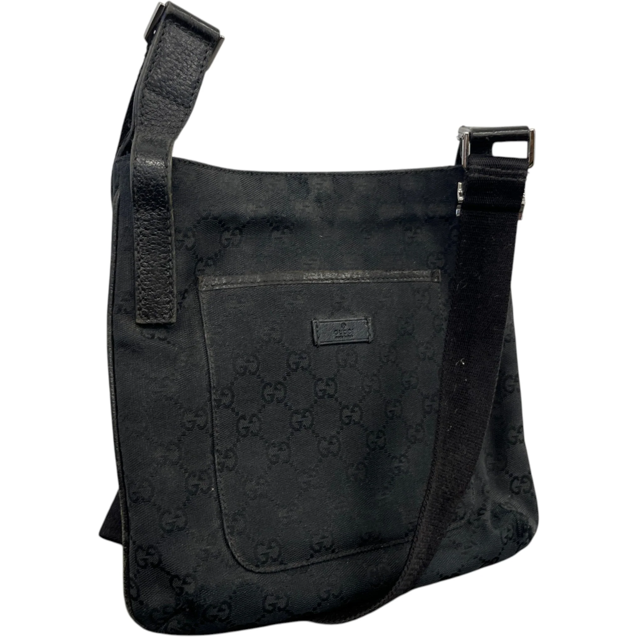 Men's Gg Supreme Crossbody Bag Black - Image 4