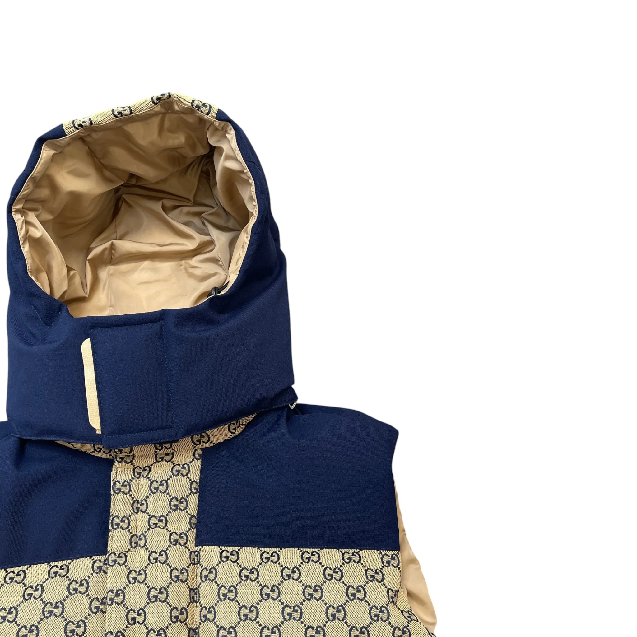 Men's Gg Supreme Detachable Hood Gilet Brown Size IT 48 / M - Image 3