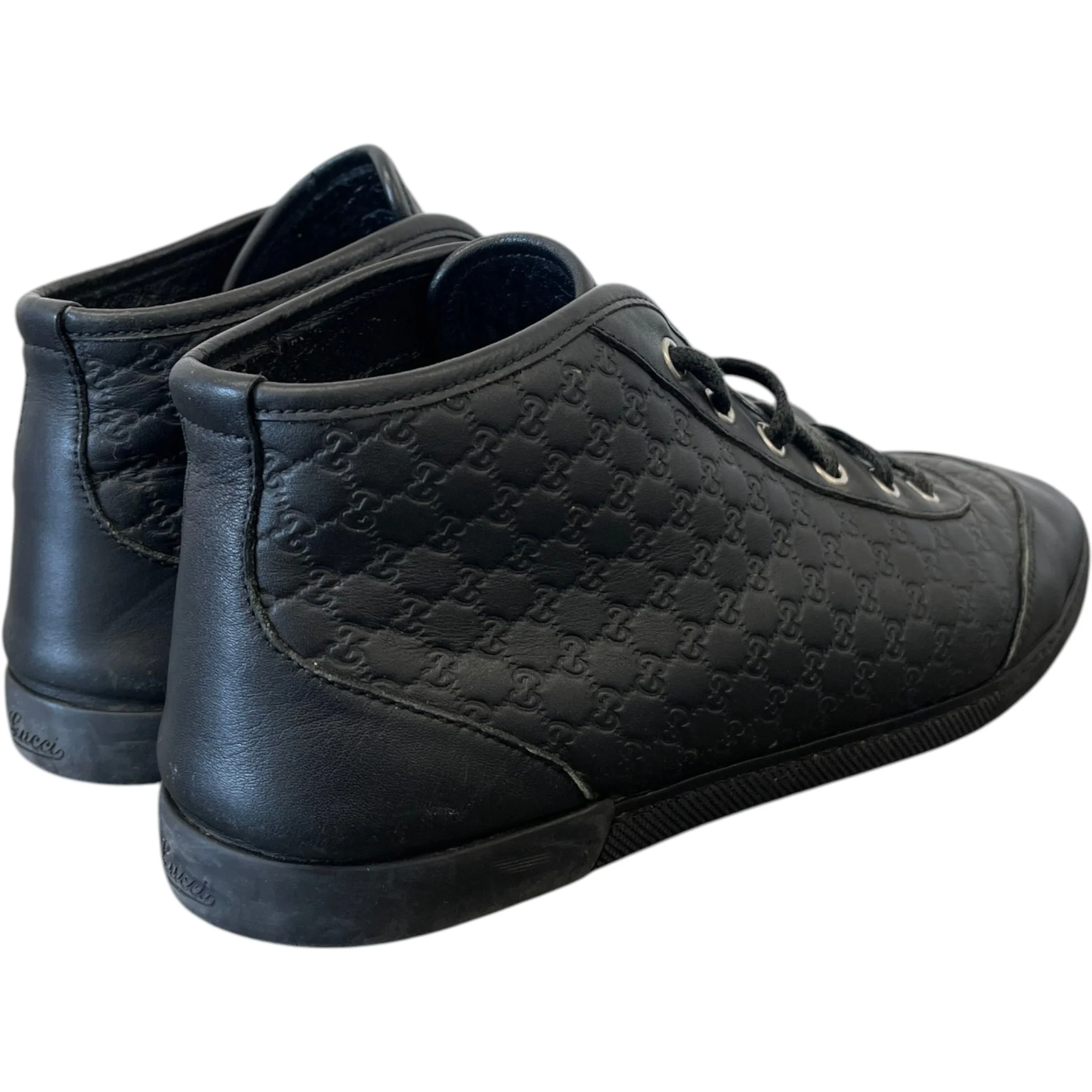 Men's Gg Supreme High Trainers Black Size EU 40 / UK 6 - Image 10