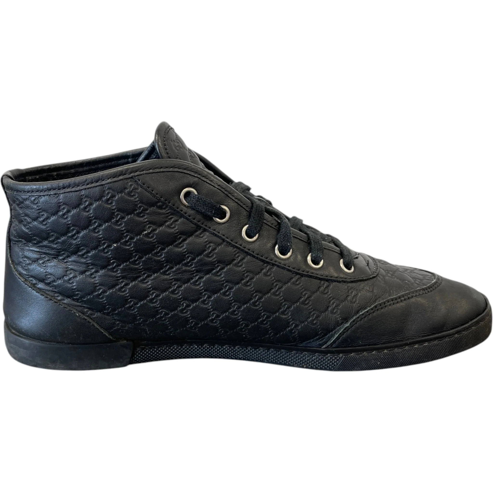 Men's Gg Supreme High Trainers Black Size EU 40 / UK 6 - Image 4