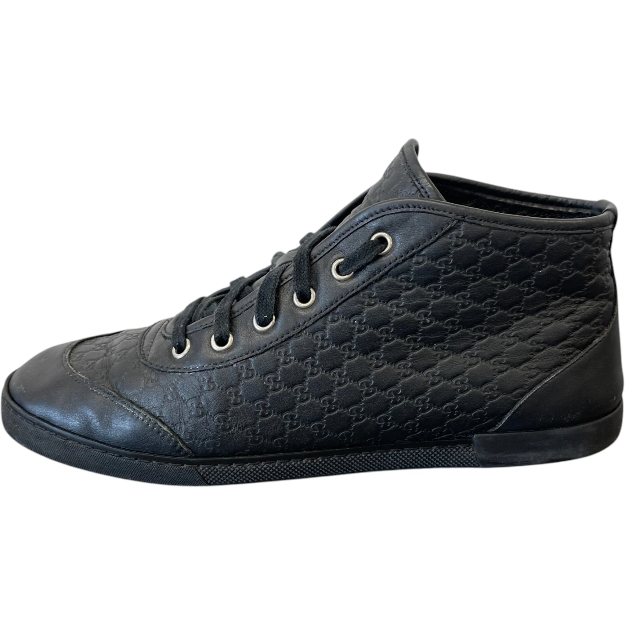 Men's Gg Supreme High Trainers Black Size EU 40 / UK 6 - Image 5