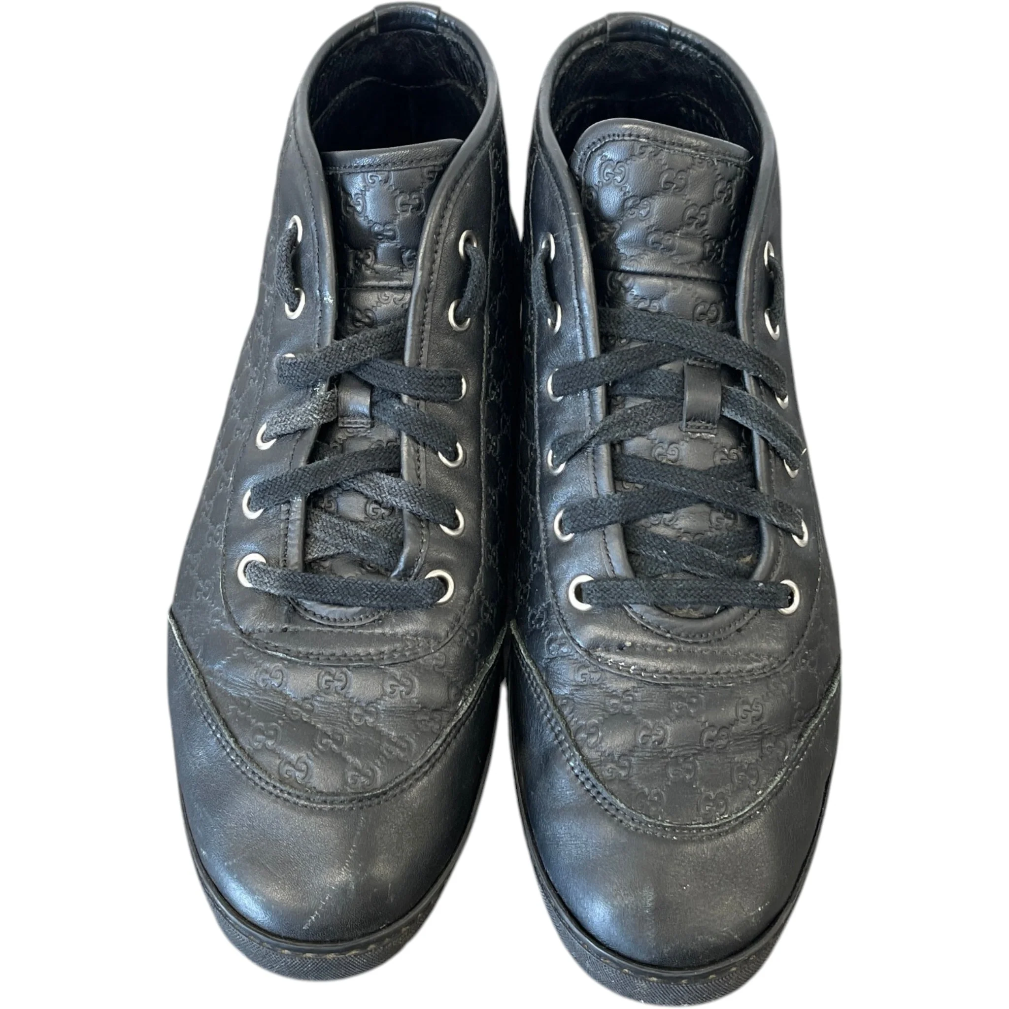 Men's Gg Supreme High Trainers Black Size EU 40 / UK 6 - Image 6