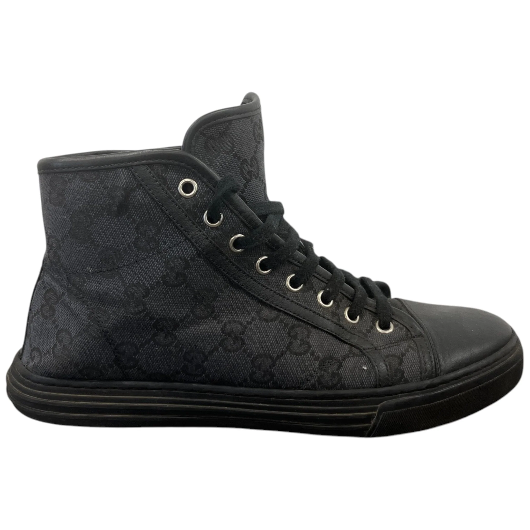 Men's Gg Supreme High Trainers Black Size EU 40.5 / UK 6.5