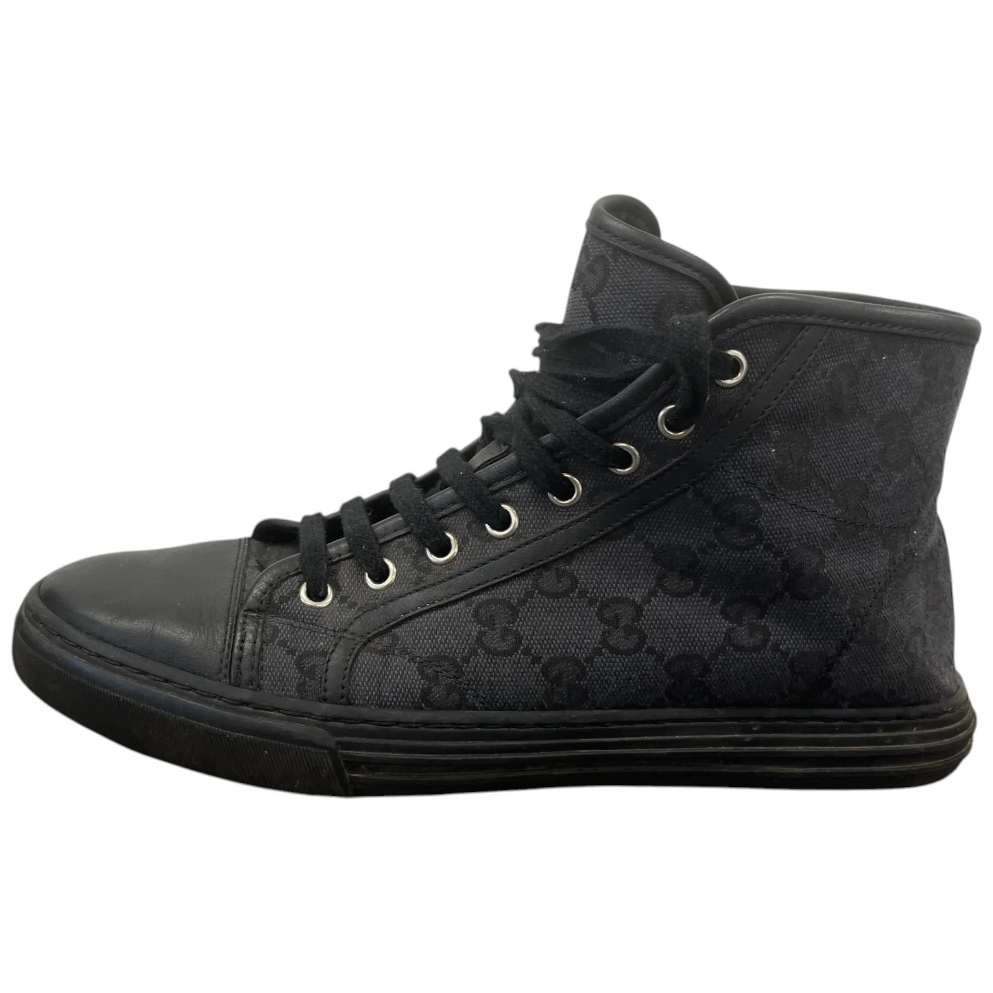 Men's Gg Supreme High Trainers Black Size EU 40.5 / UK 6.5 - Image 5