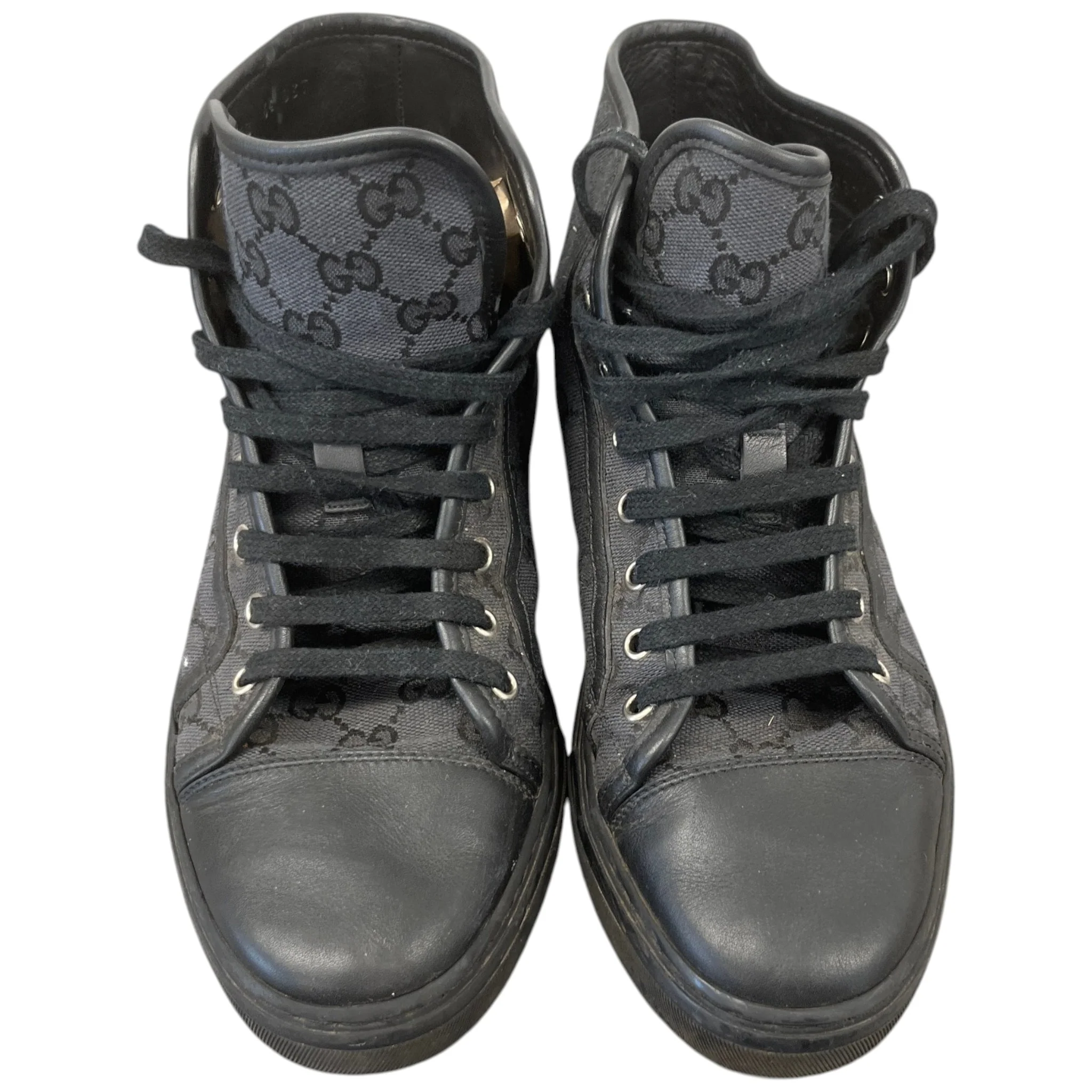 Men's Gg Supreme High Trainers Black Size EU 40.5 / UK 6.5 - Image 6