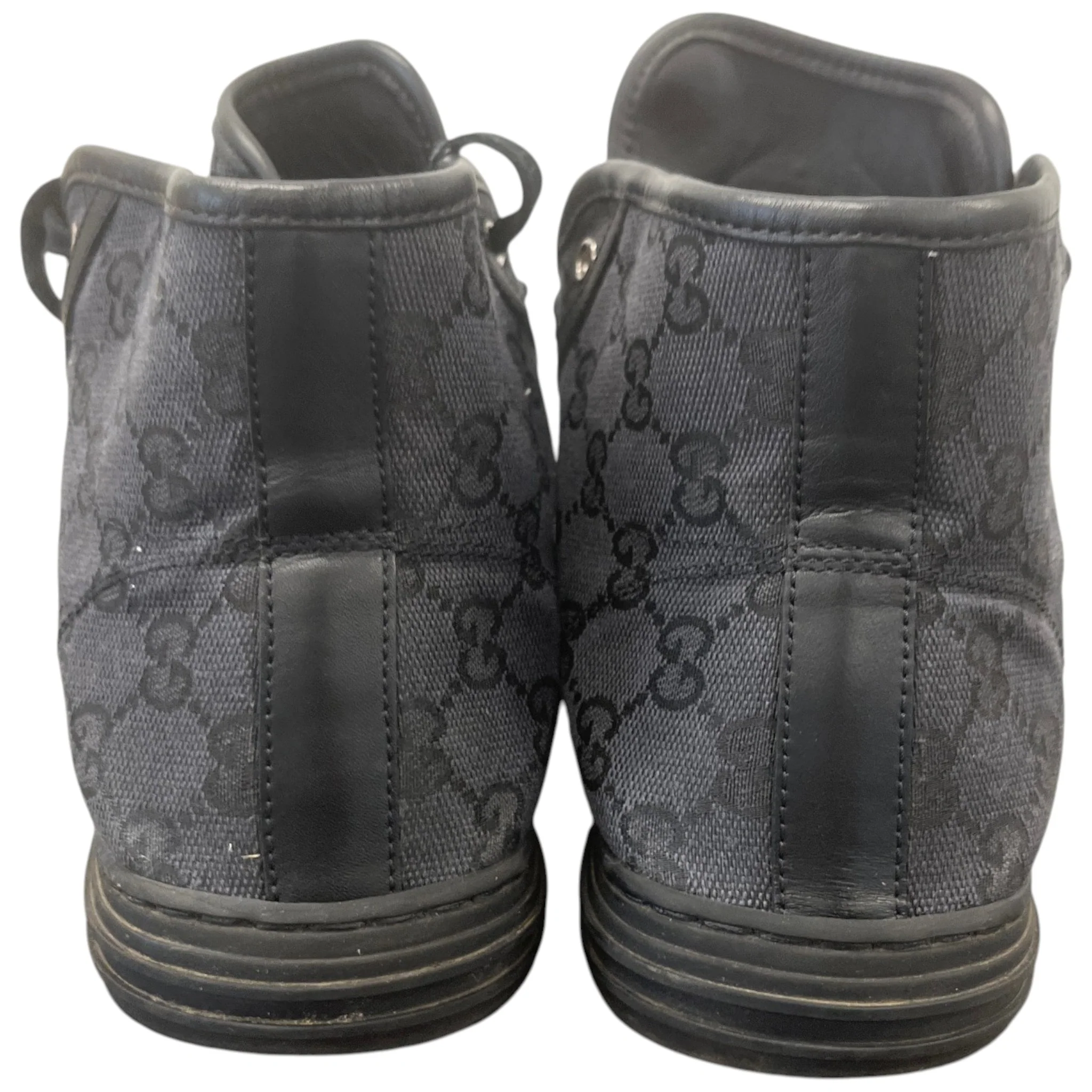 Men's Gg Supreme High Trainers Black Size EU 40.5 / UK 6.5 - Image 7