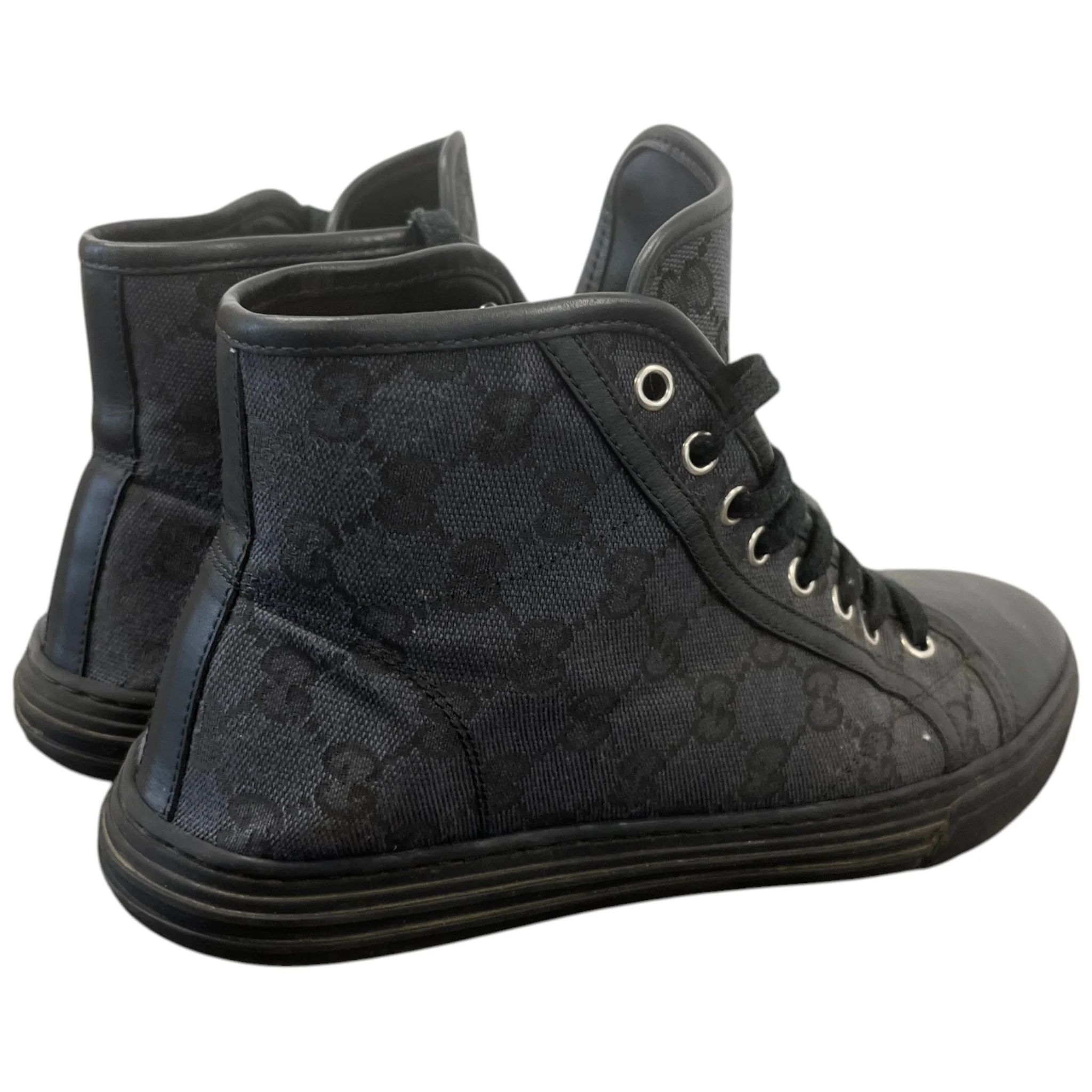 Men's Gg Supreme High Trainers Black Size EU 40.5 / UK 6.5 - Image 8