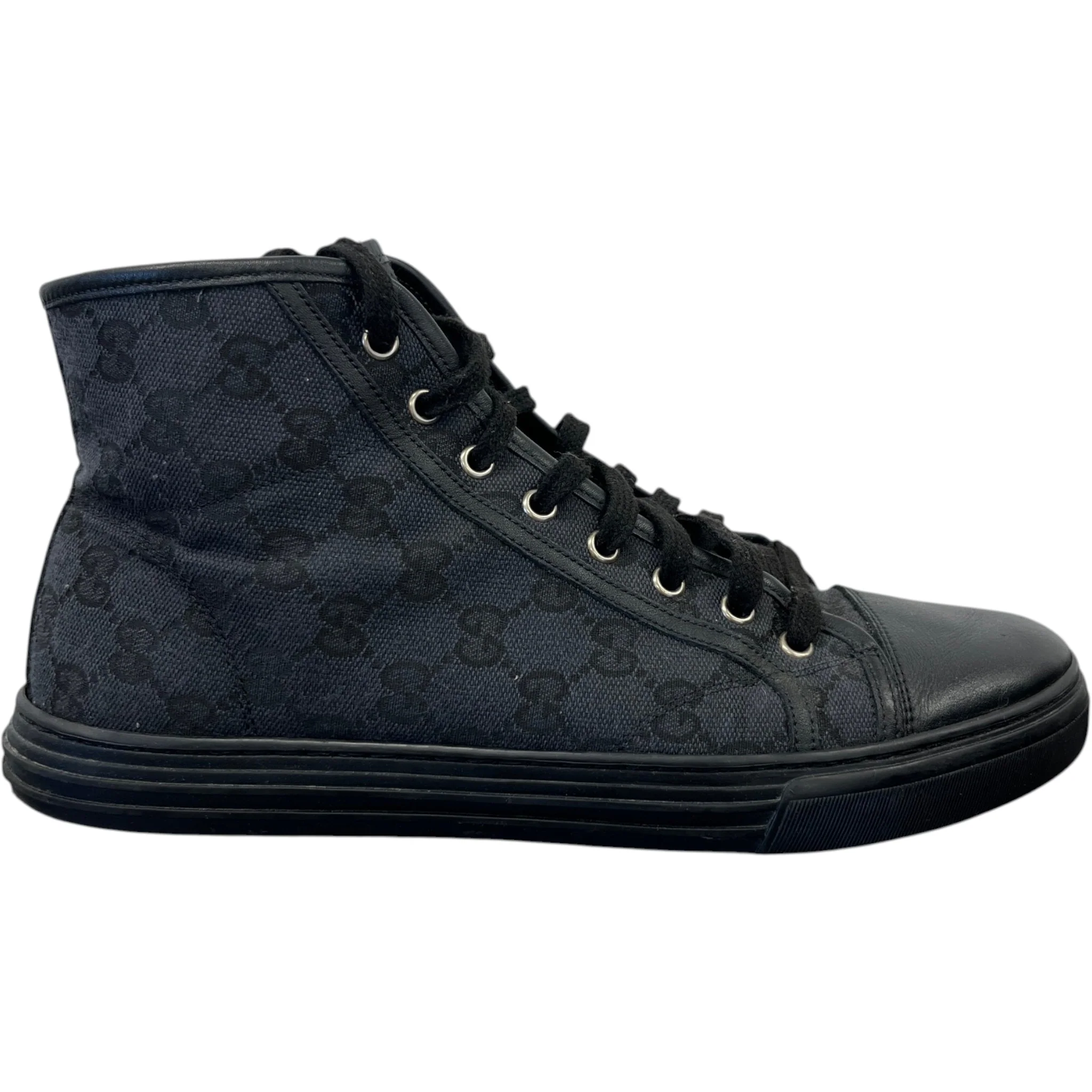 Men's Gg Supreme High Trainers Black Size EU 42 / UK 8