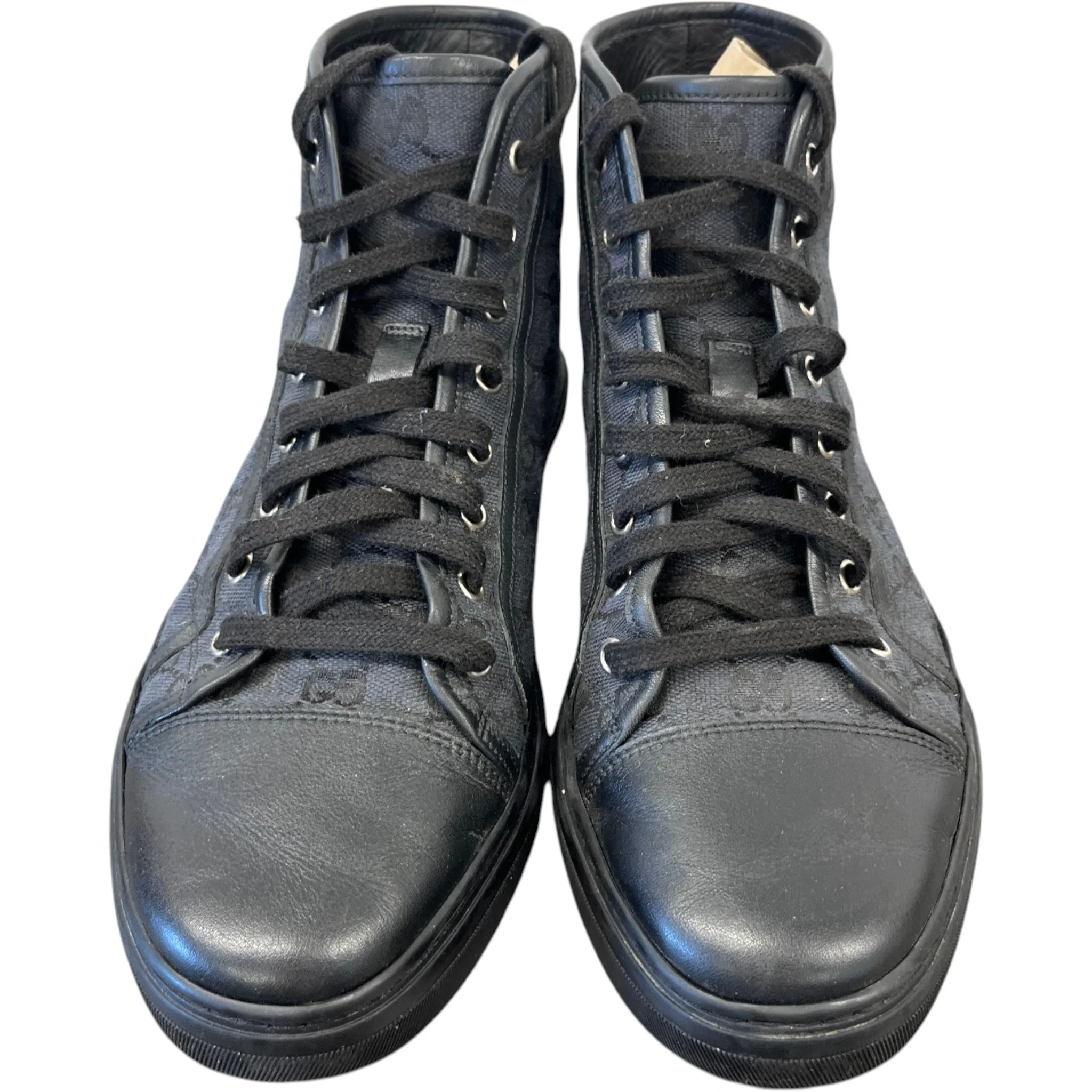 Men's Gg Supreme High Trainers Black Size EU 42 / UK 8 - Image 6