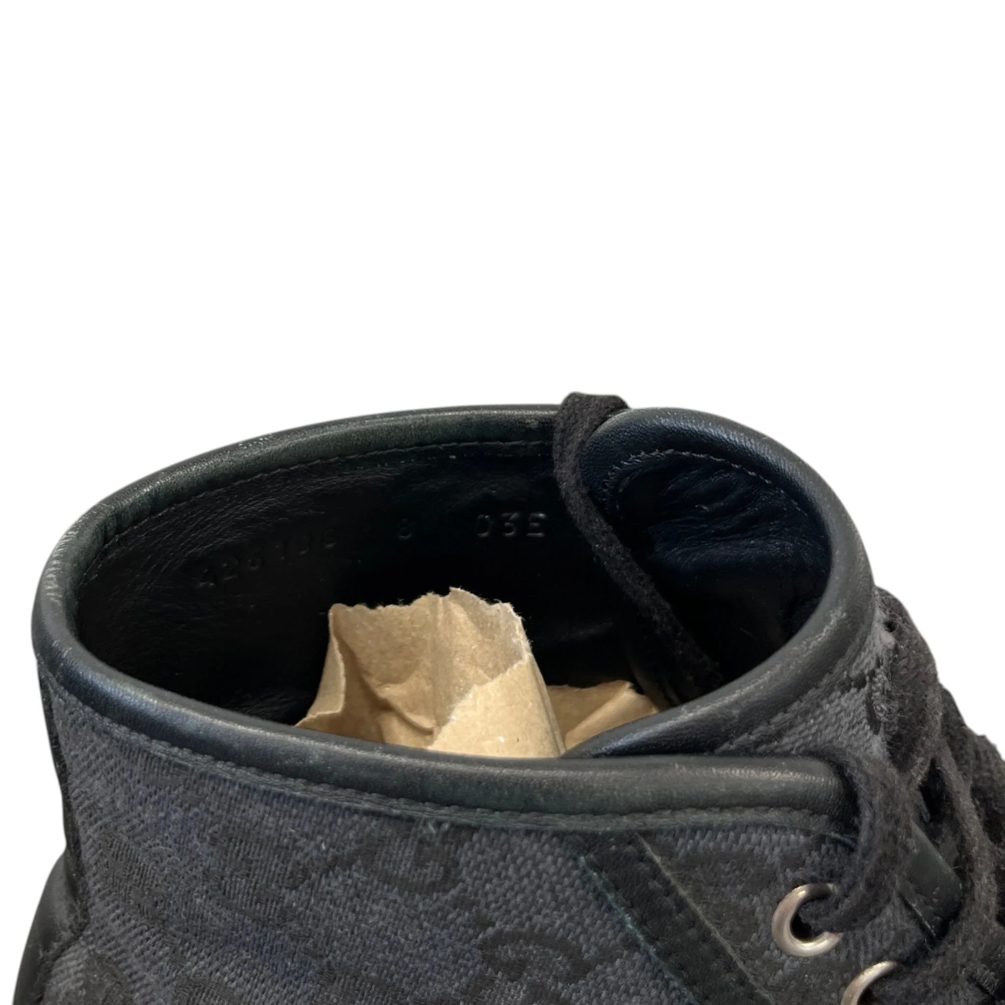 Men's Gg Supreme High Trainers Black Size EU 42 / UK 8 - Image 12