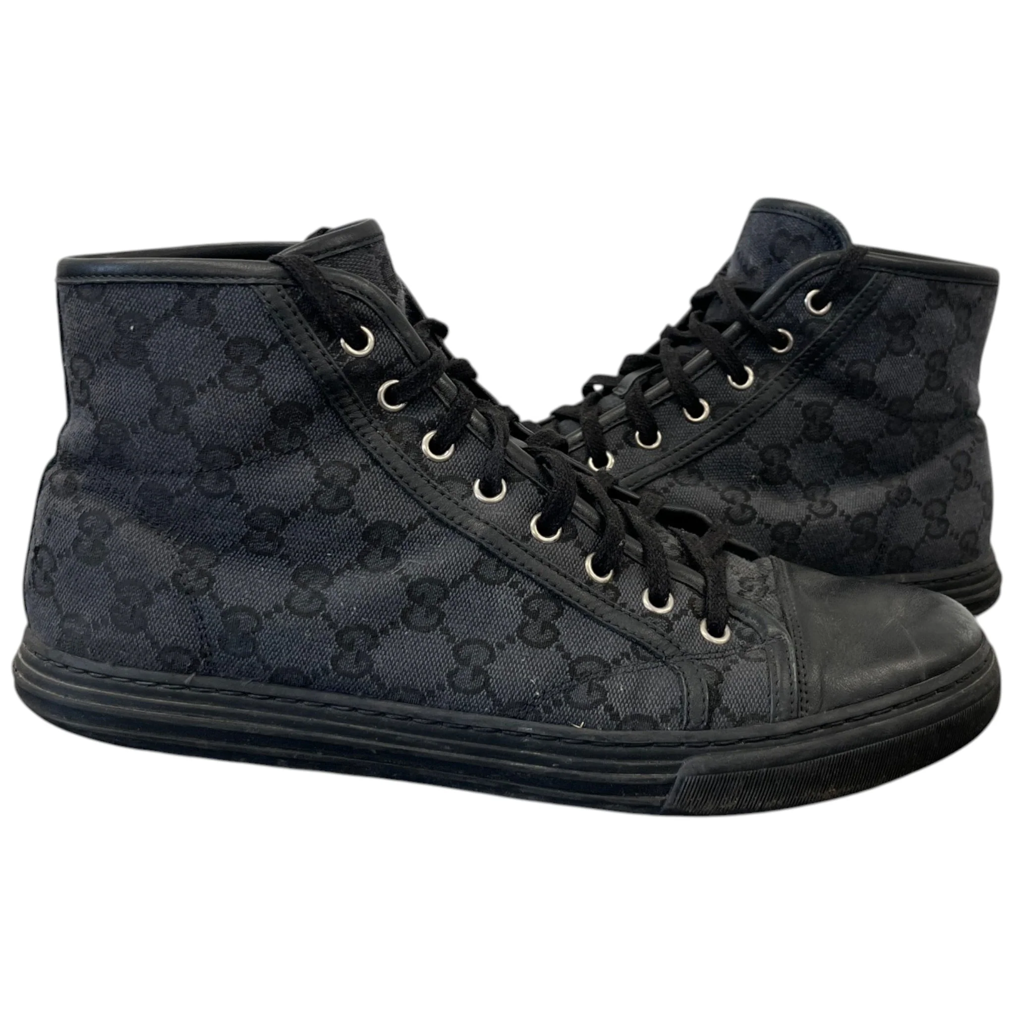 Men's Gg Supreme High Trainers Black Size EU 42 / UK 8 - Image 3