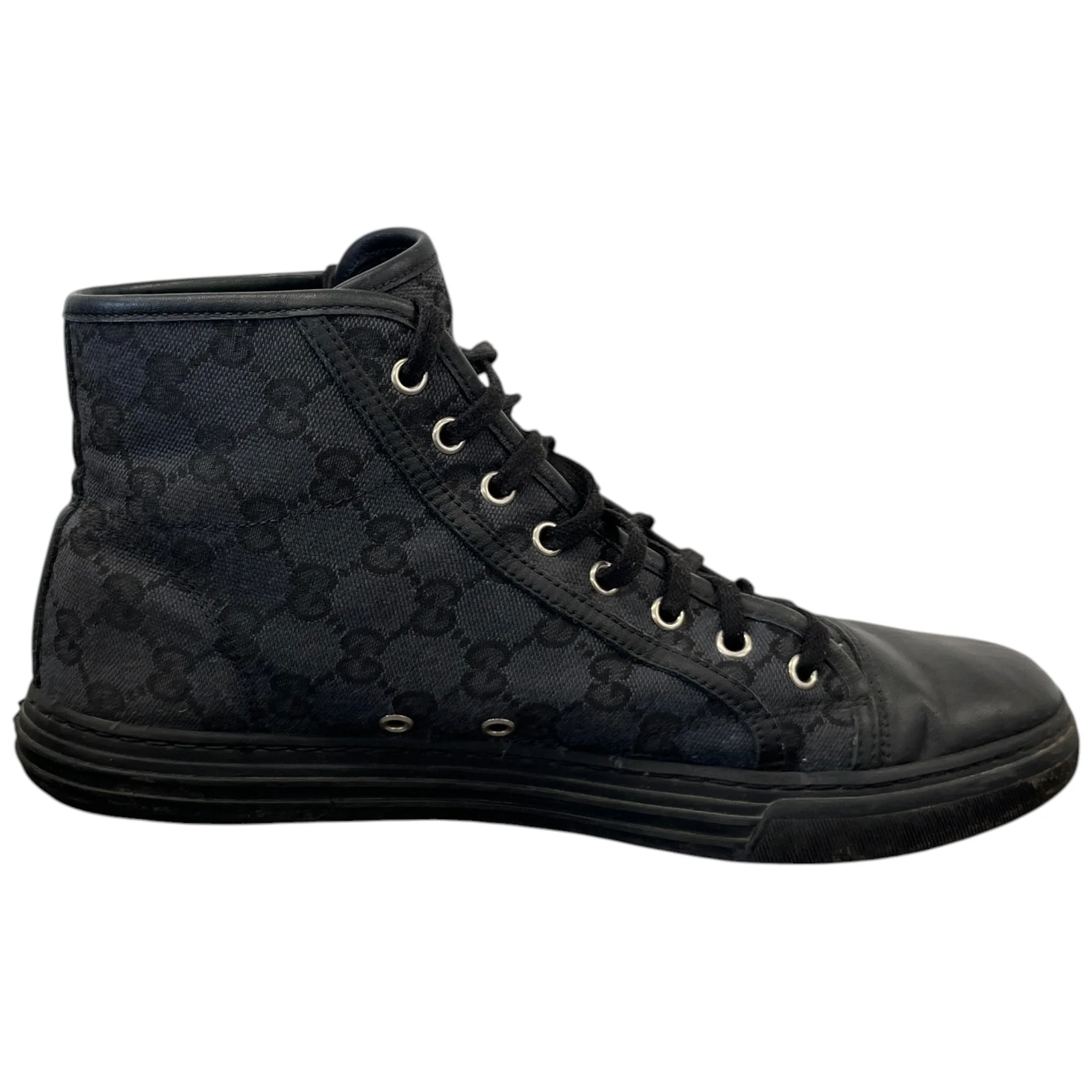 Men's Gg Supreme High Trainers Black Size EU 42 / UK 8 - Image 4